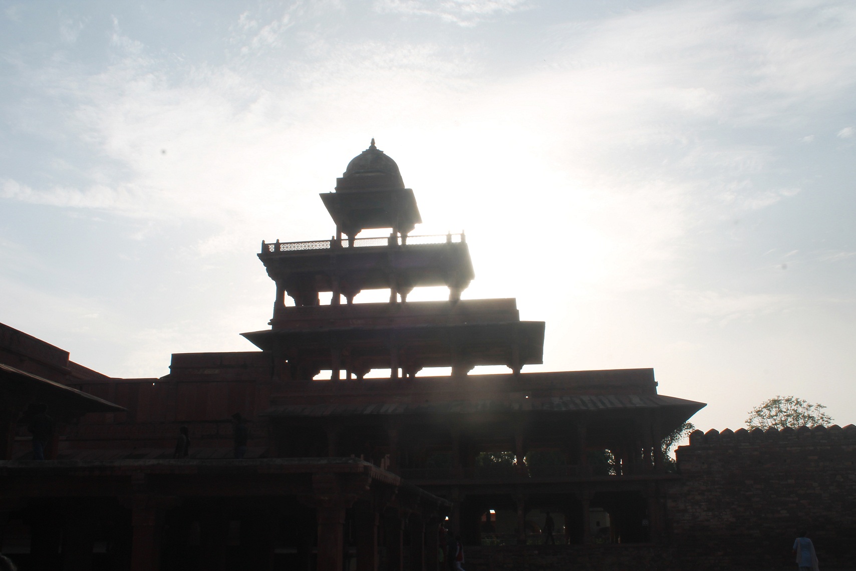 The Panch Mahal in Fatehpur Sikri