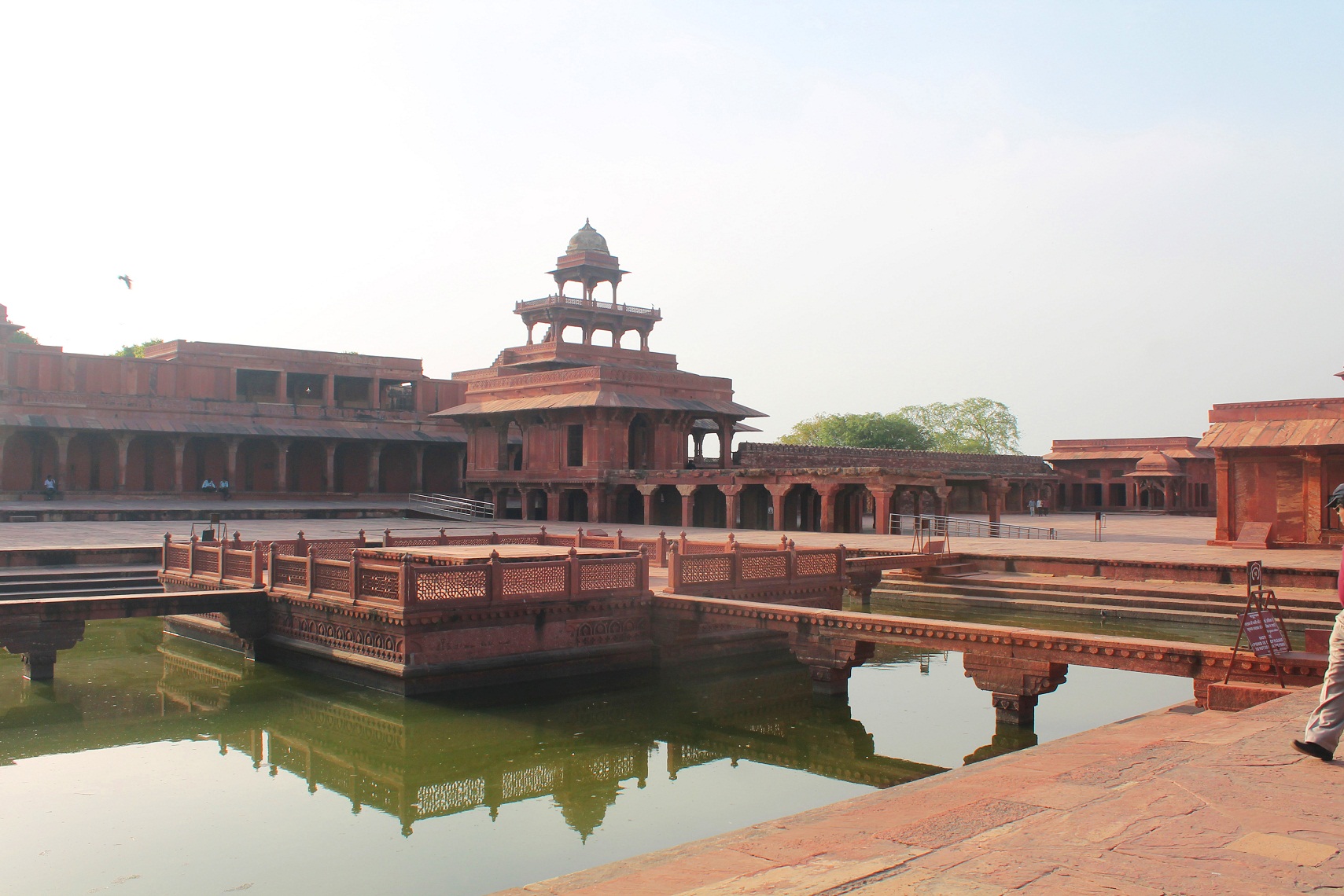 Shah Jahan's courtyard in Fatehpur Sikri