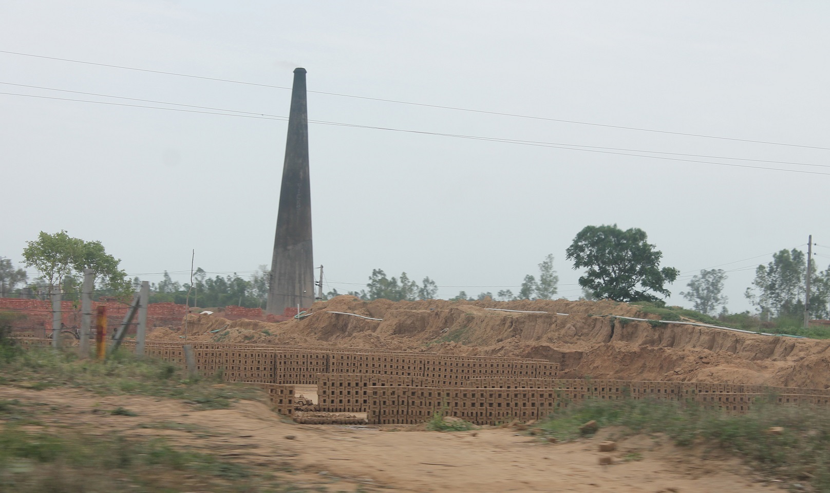 A brick kiln near Ambala in Haryana