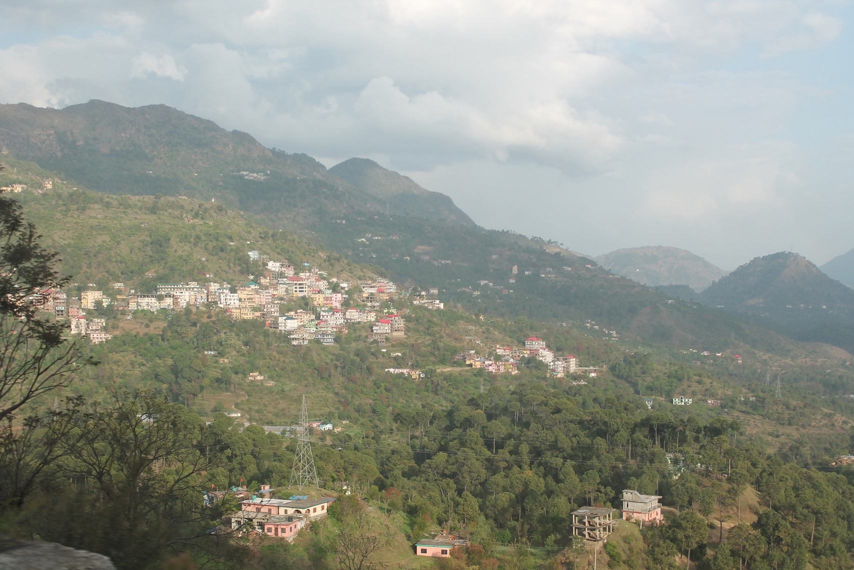 The city of Solan as seen during the road trip from Delhi to Shimla