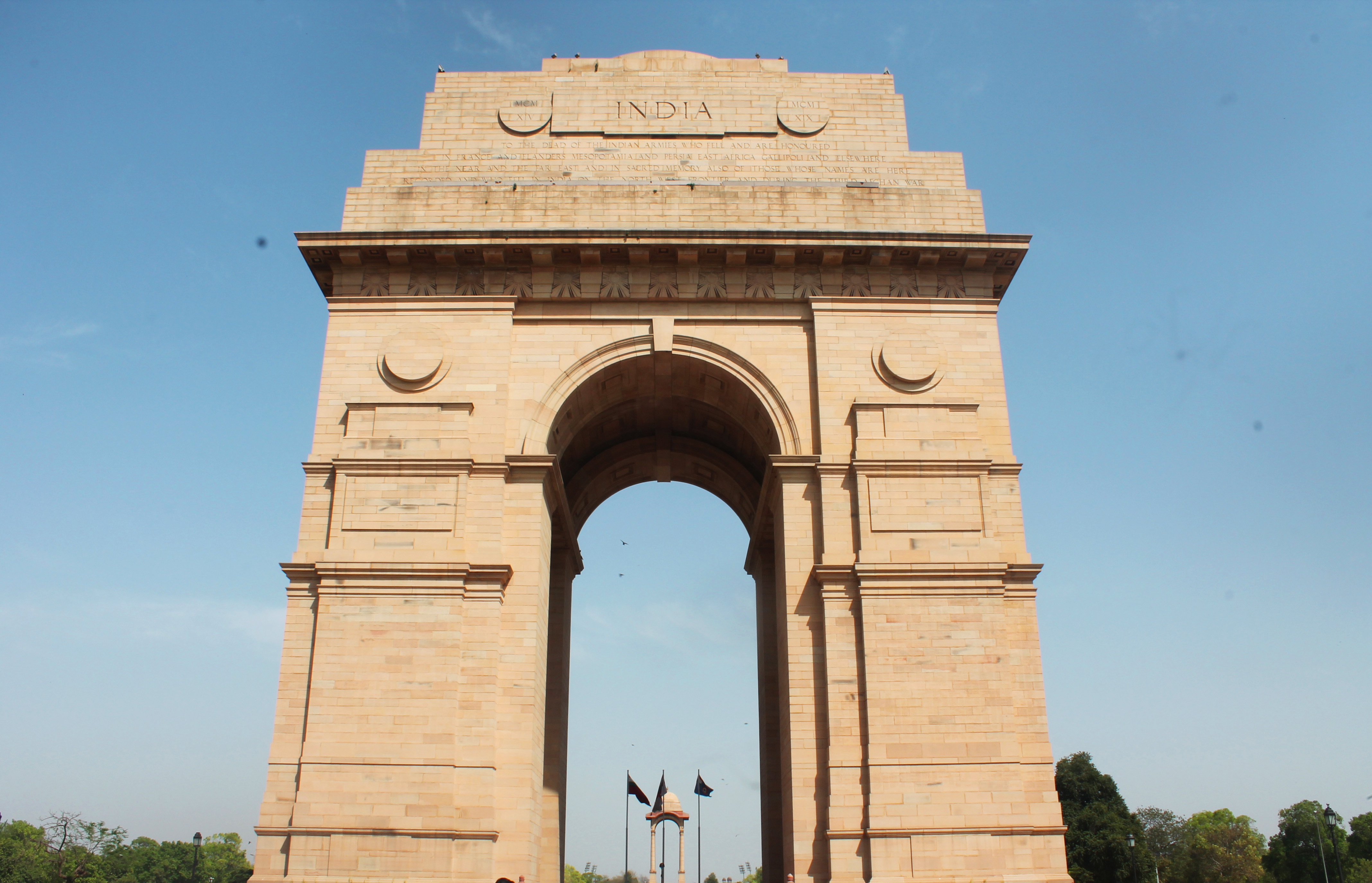 The India Gate memorial in New Delhi