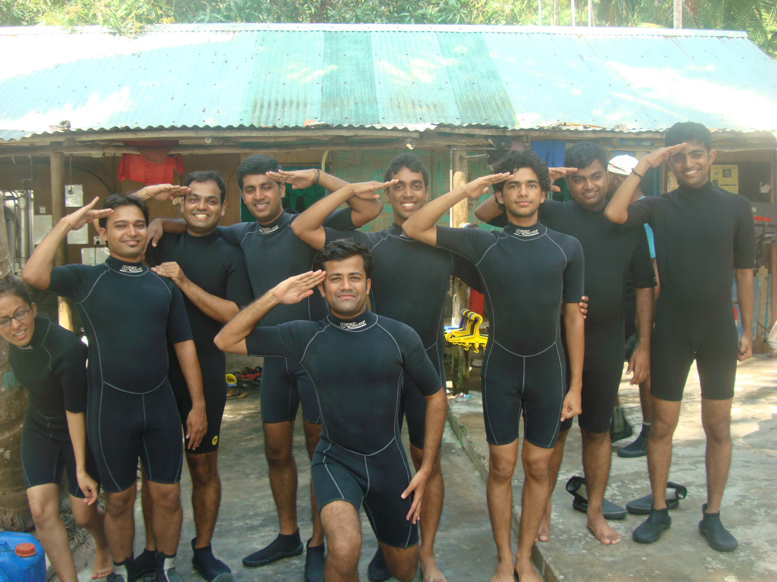 All set for scuba diving in Havelock Andaman
