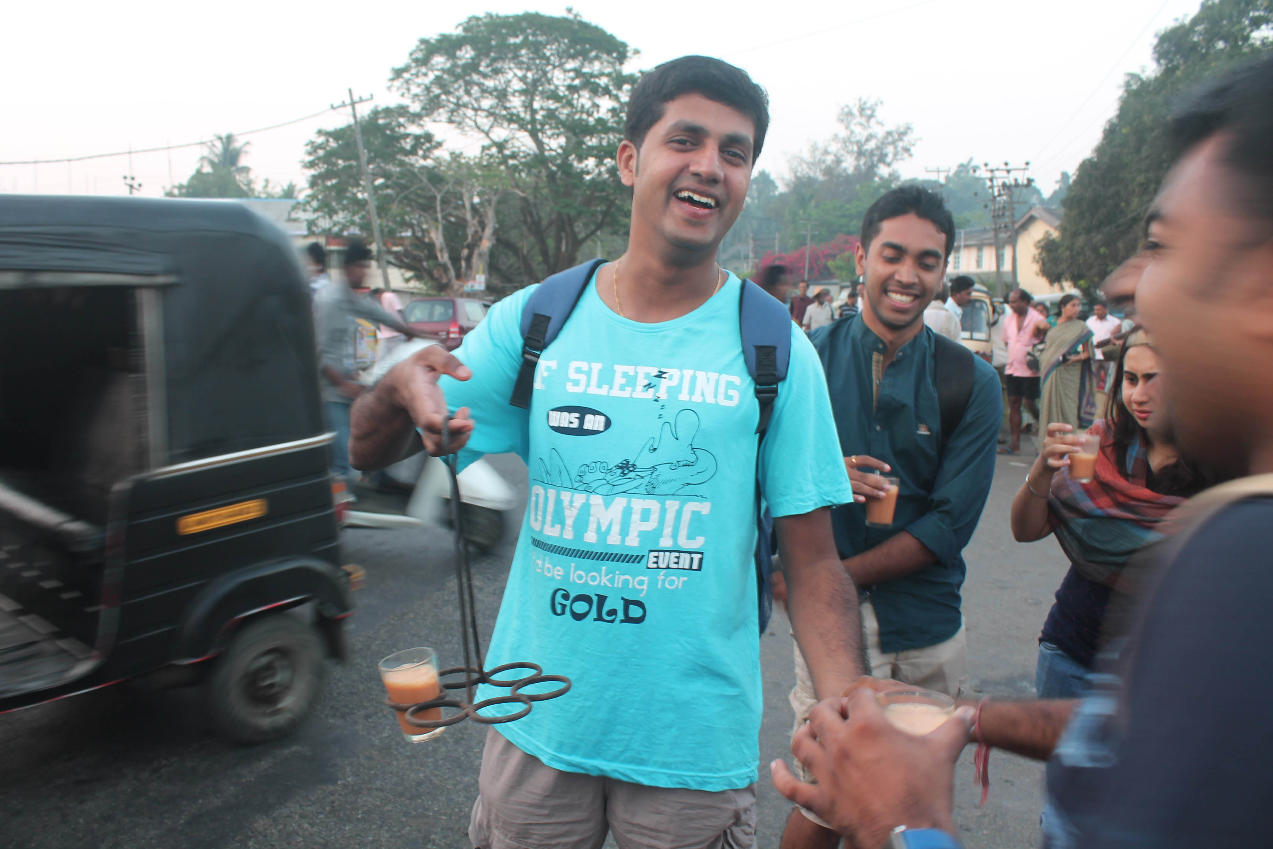 Chai time with Murali