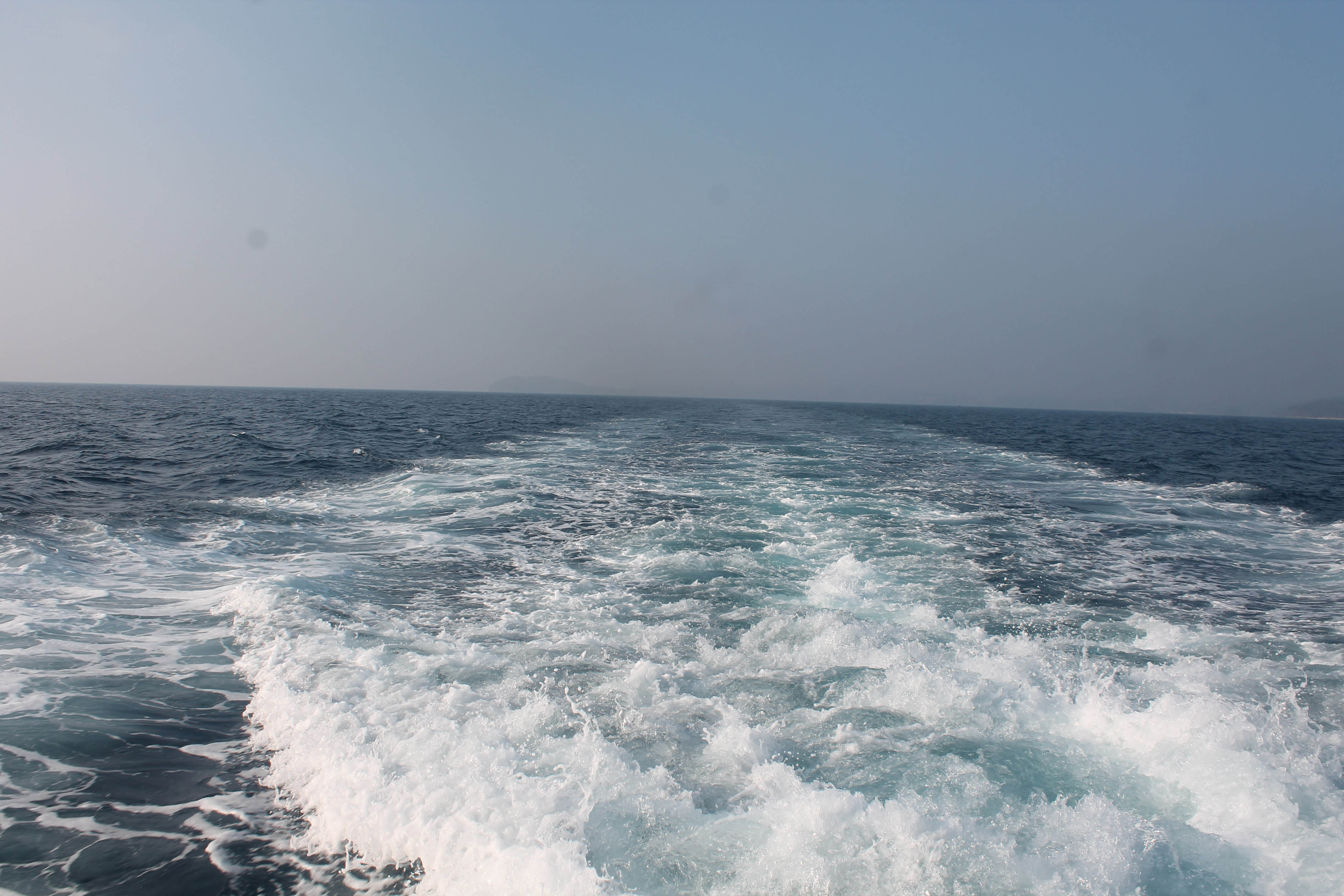 The Bay of Bengal on the way to Havelock island