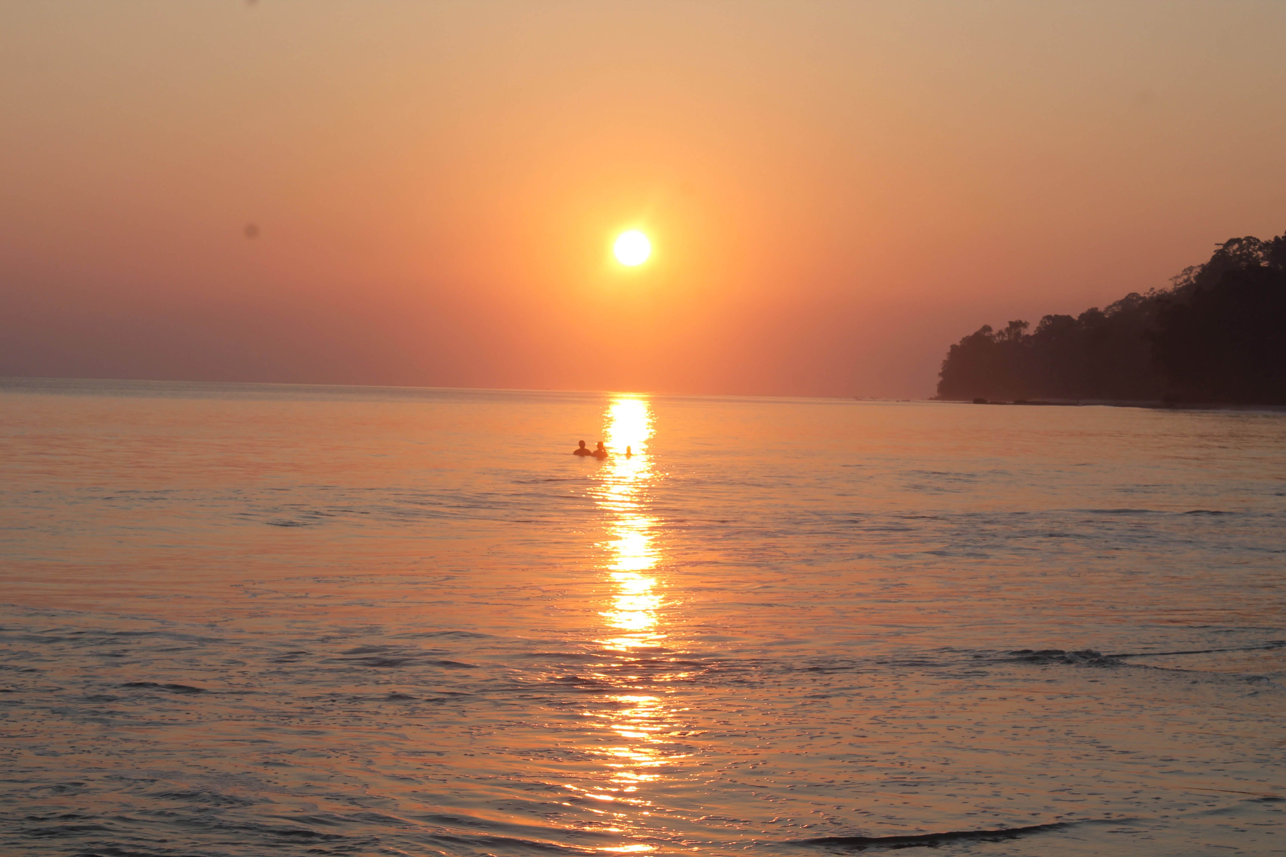 Beautiful sunset in Andaman