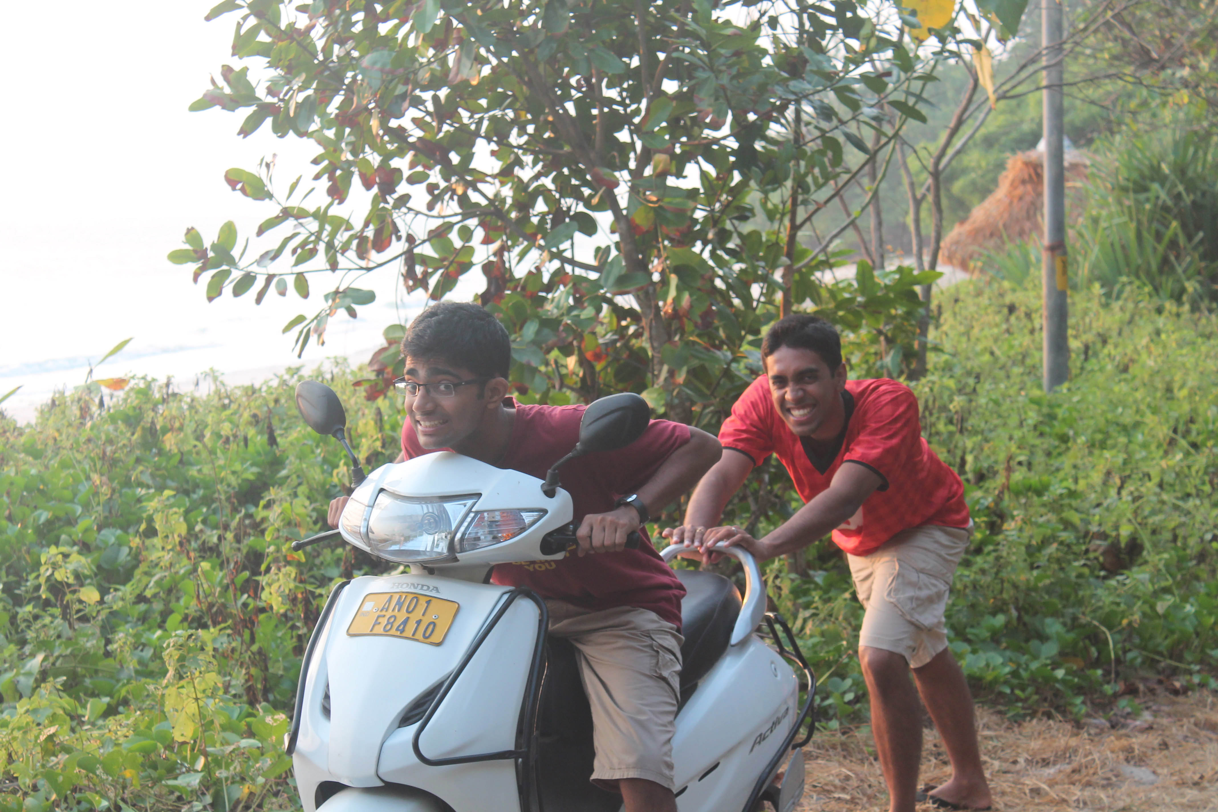 Getting the scooter started