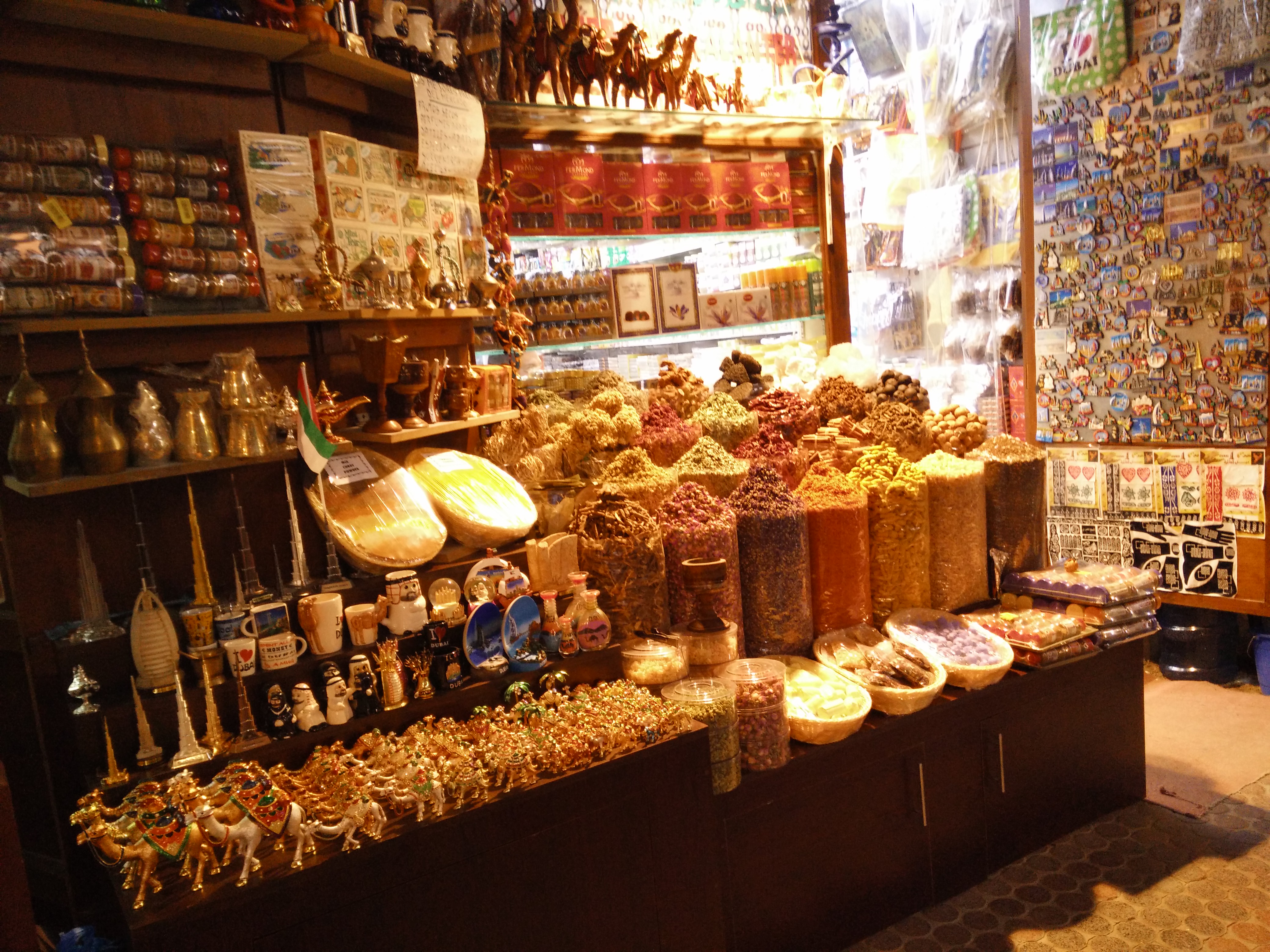 The spice souk in old dubai