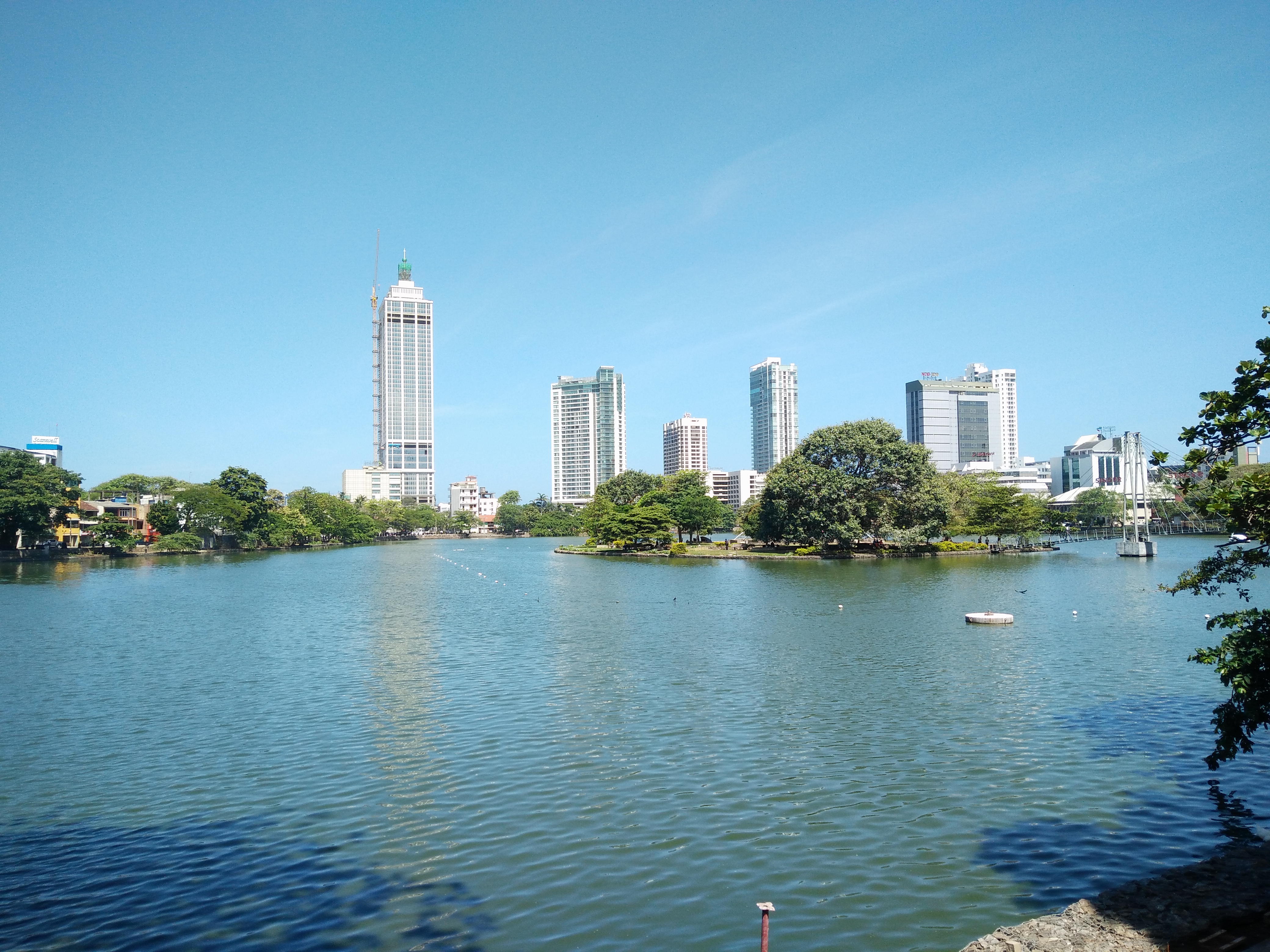colombo skyline in sri lanka