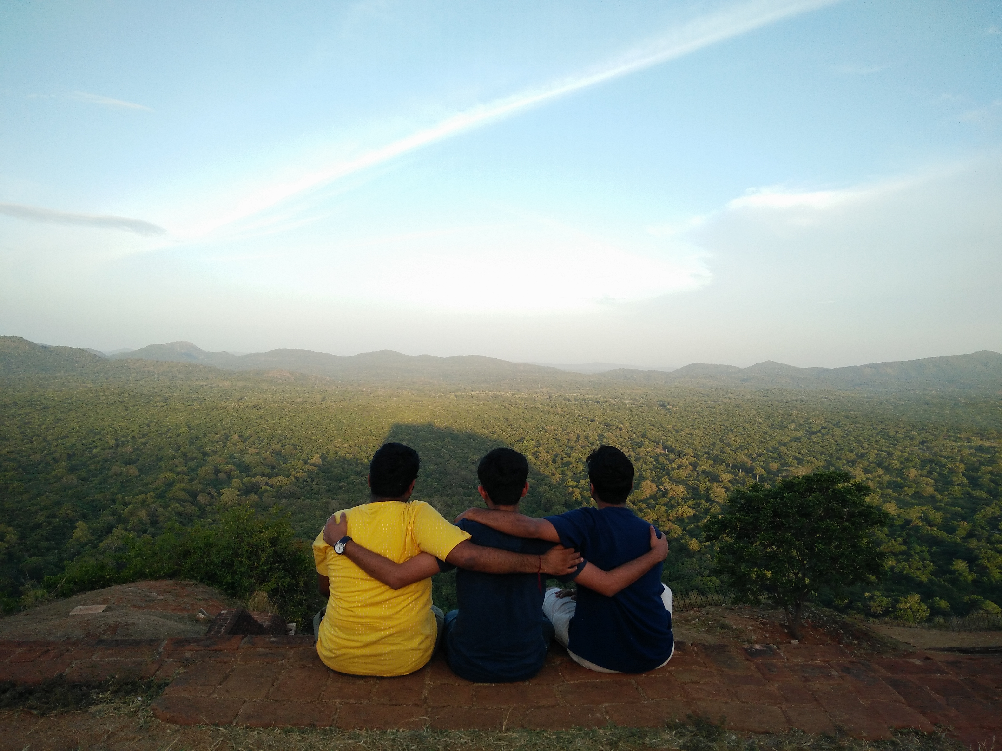 on top of sigiriya rock