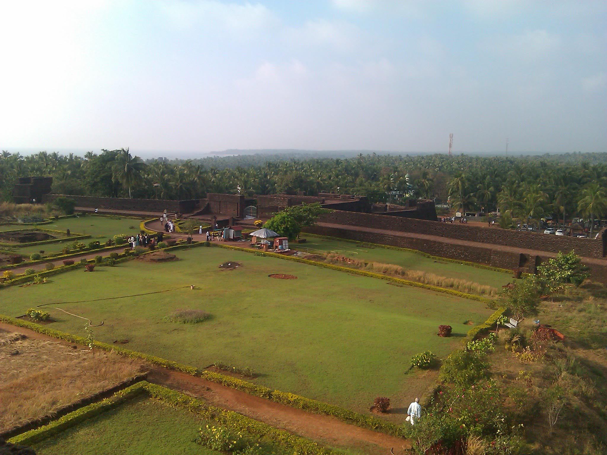Inside Bekal fort in Kasargod Kerala