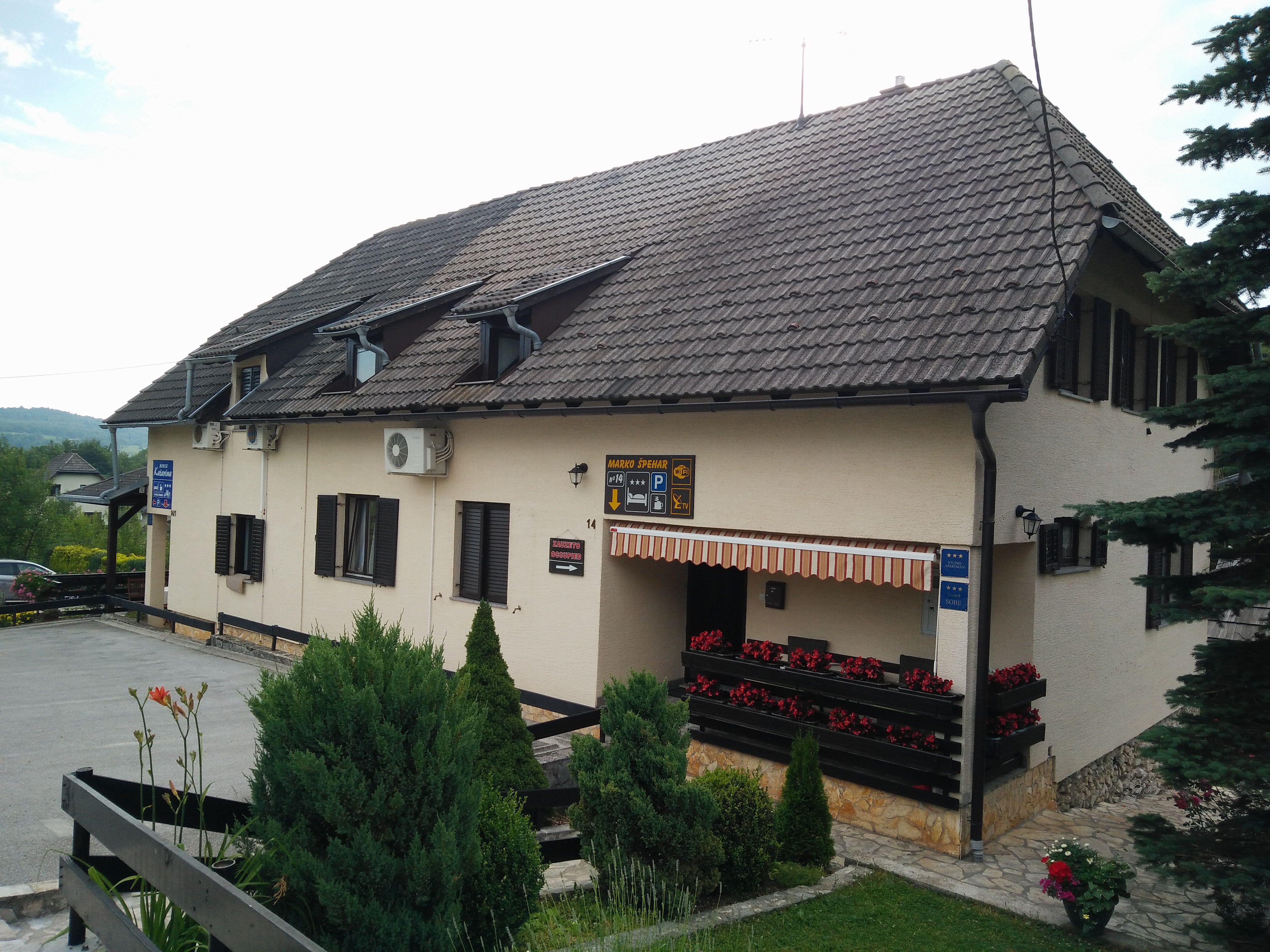 The beautiful cottage in Rastovaca where we stayed