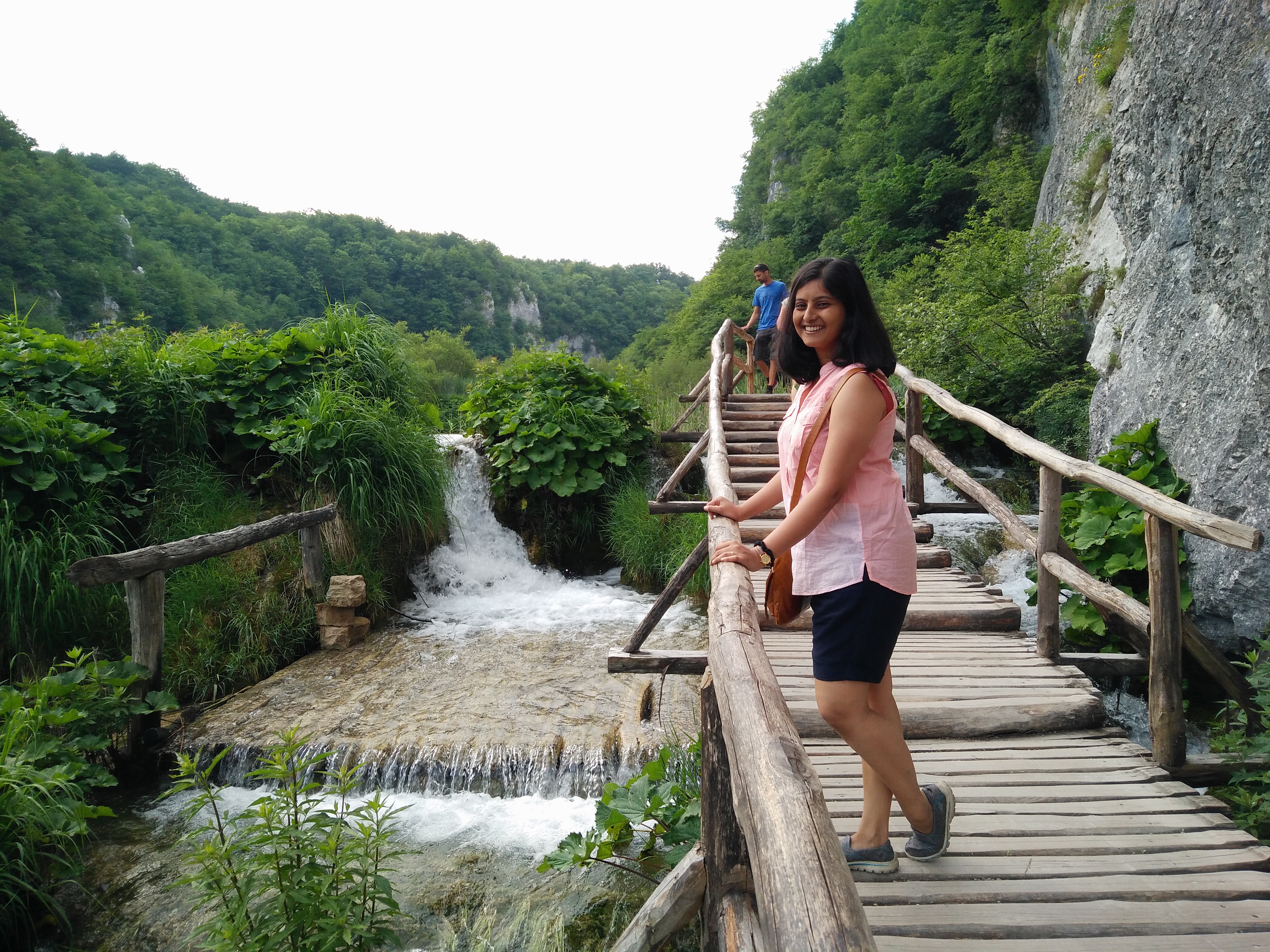 Beautiful views inside Plitvice national park Croatia