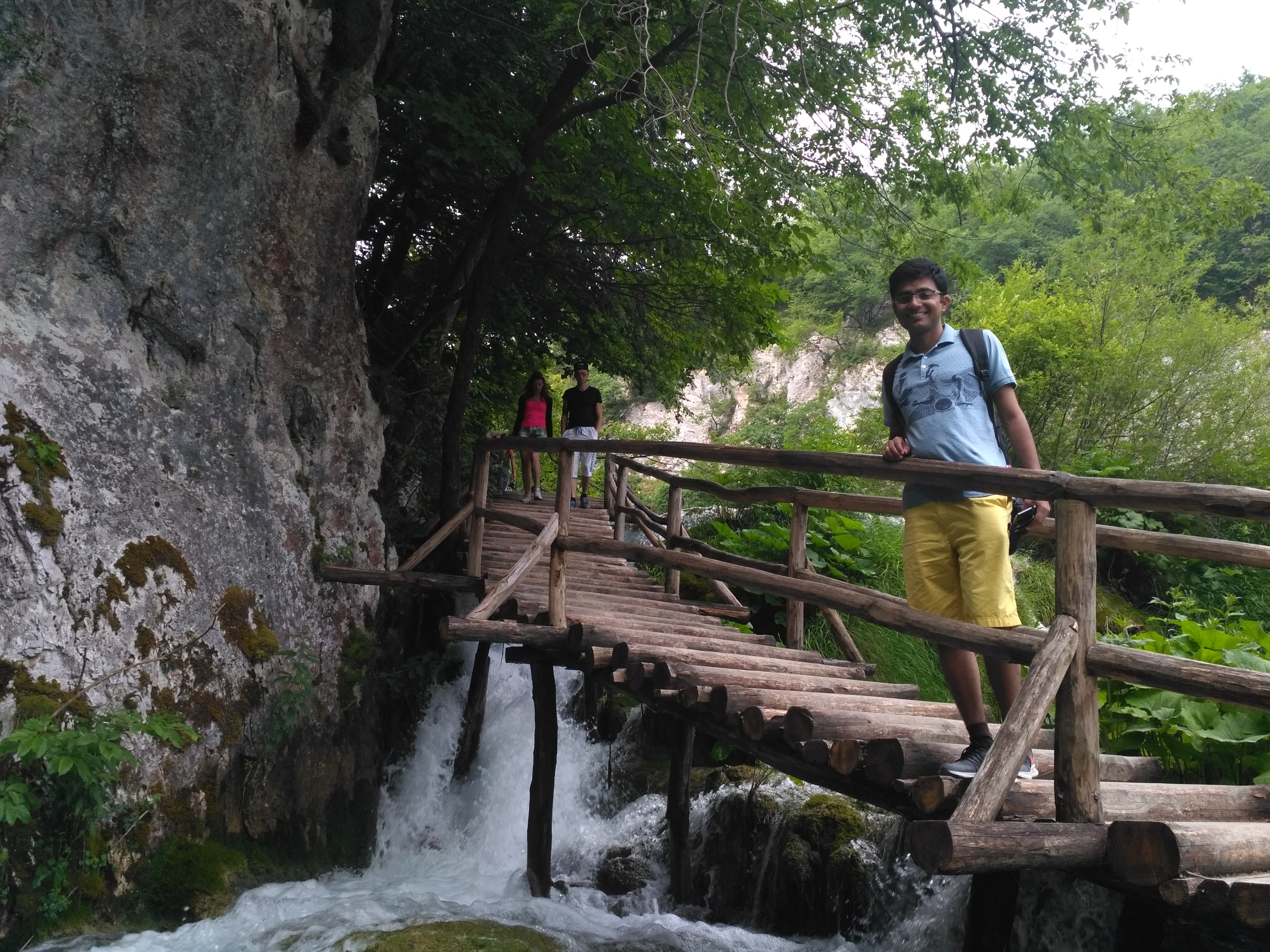 Beautiful views inside Plitvice national park Croatia