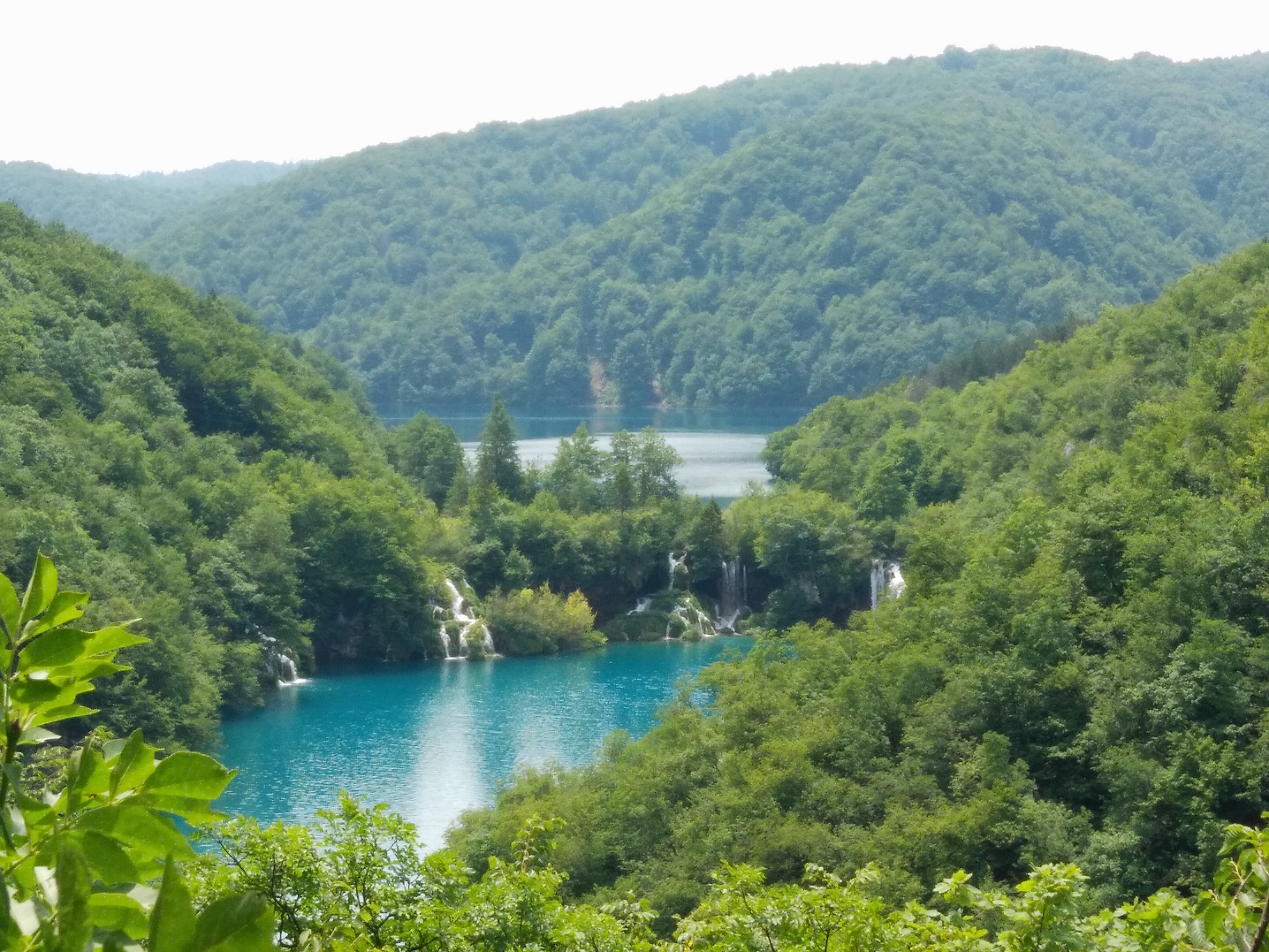 Beautiful views inside Plitvice national park Croatia