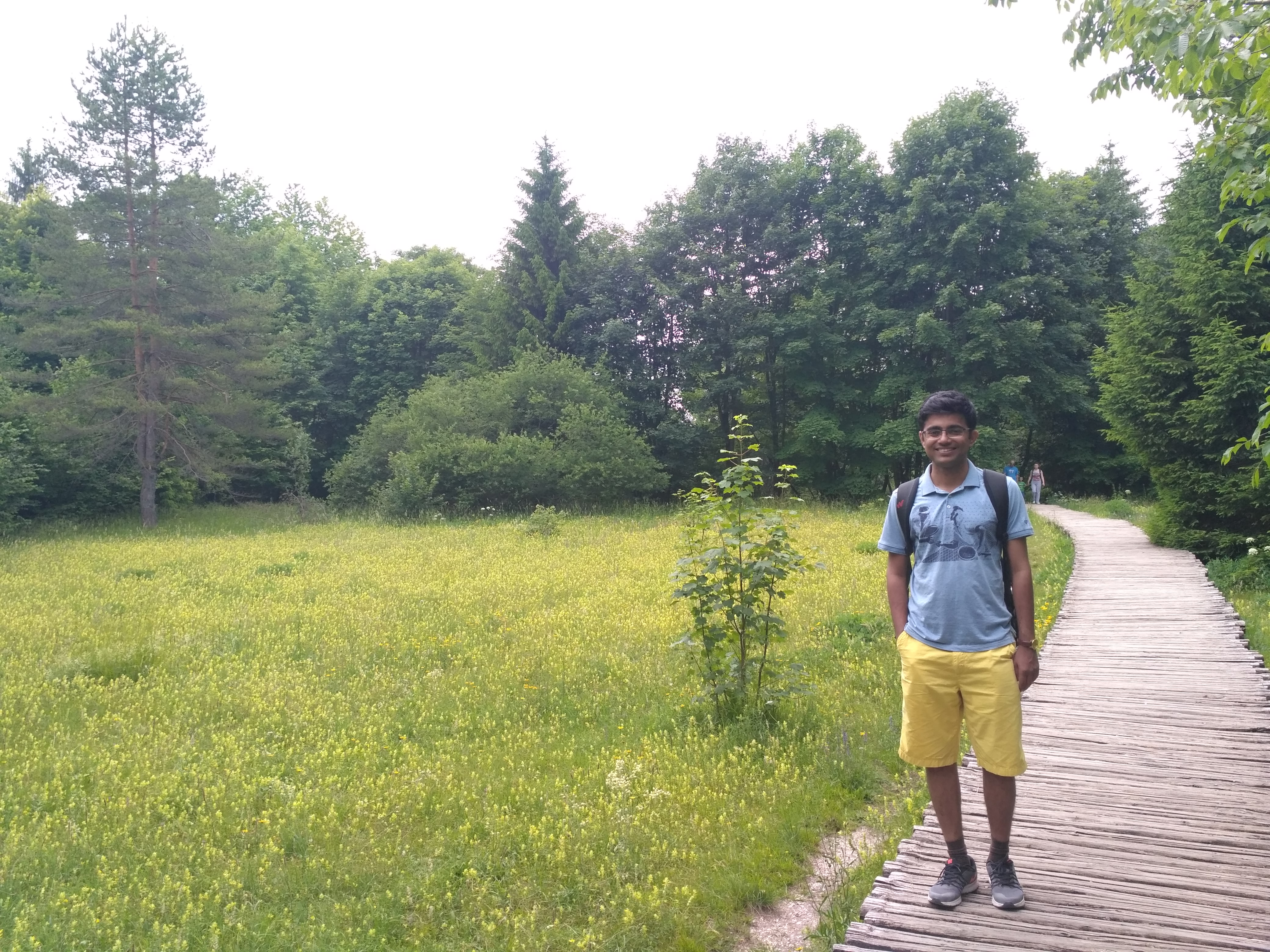 Beautiful views inside Plitvice national park Croatia