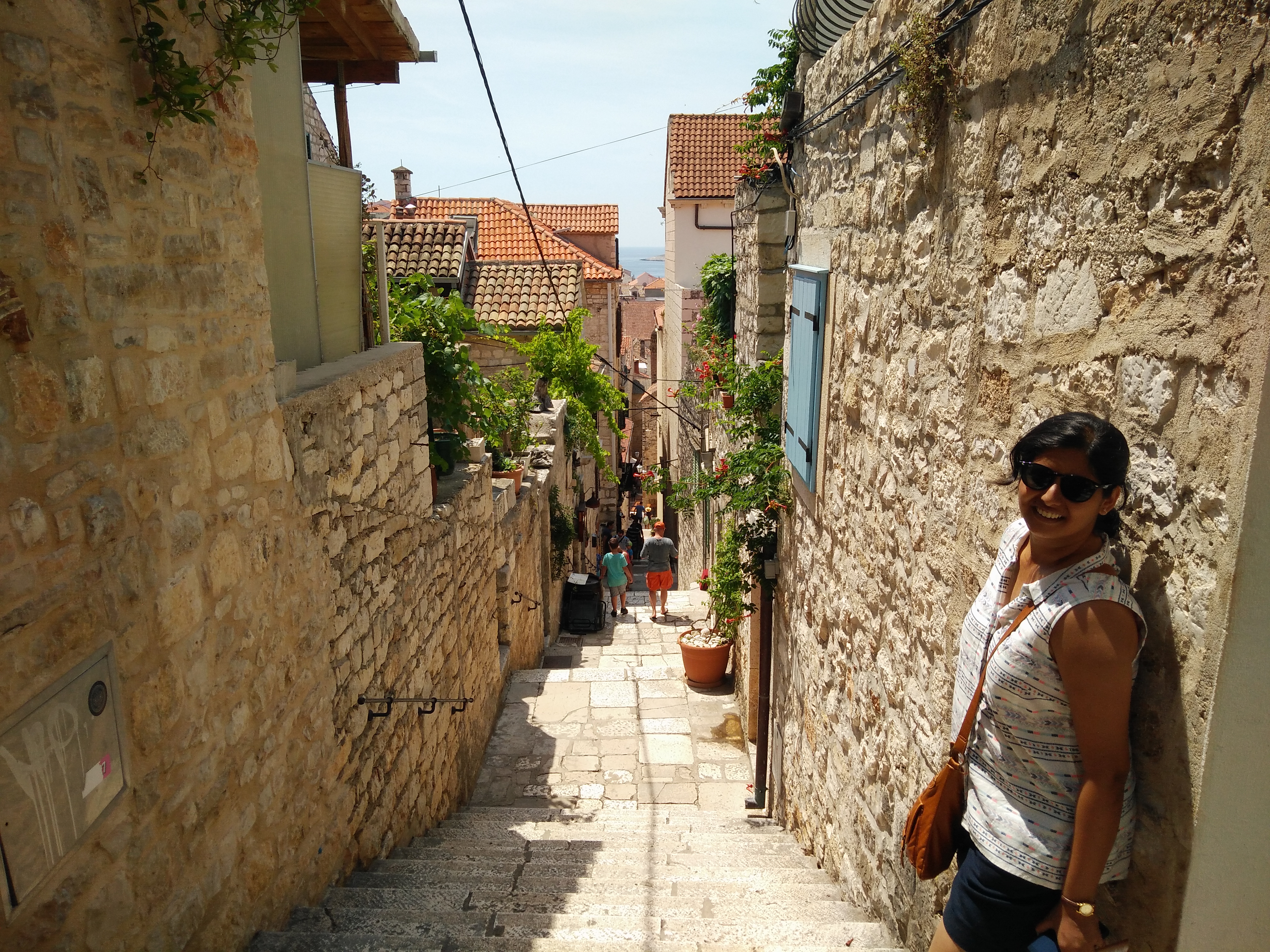 Steps! There are a lot of these in Hvar!