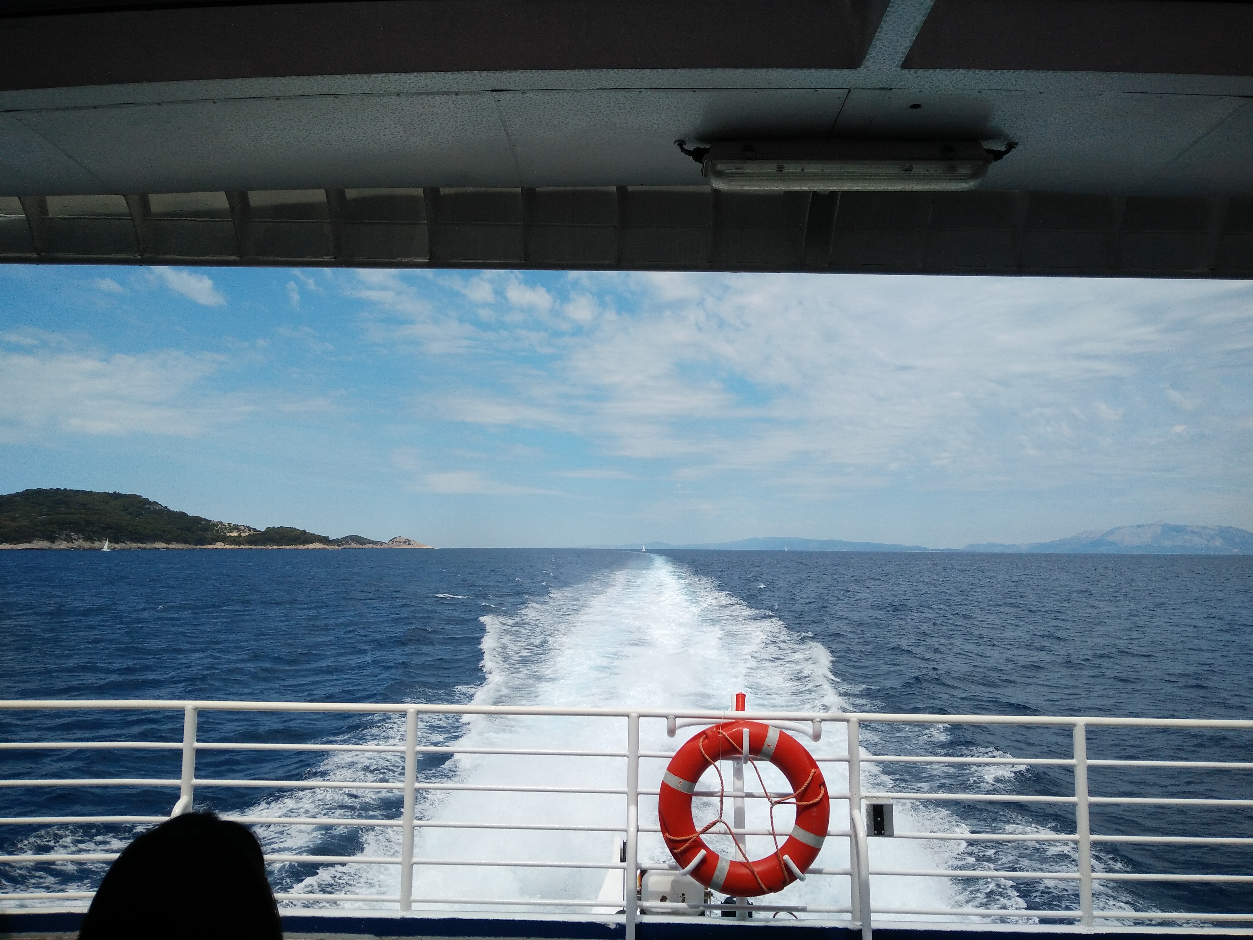 On the way back to Split Croatia from Dubrovnik