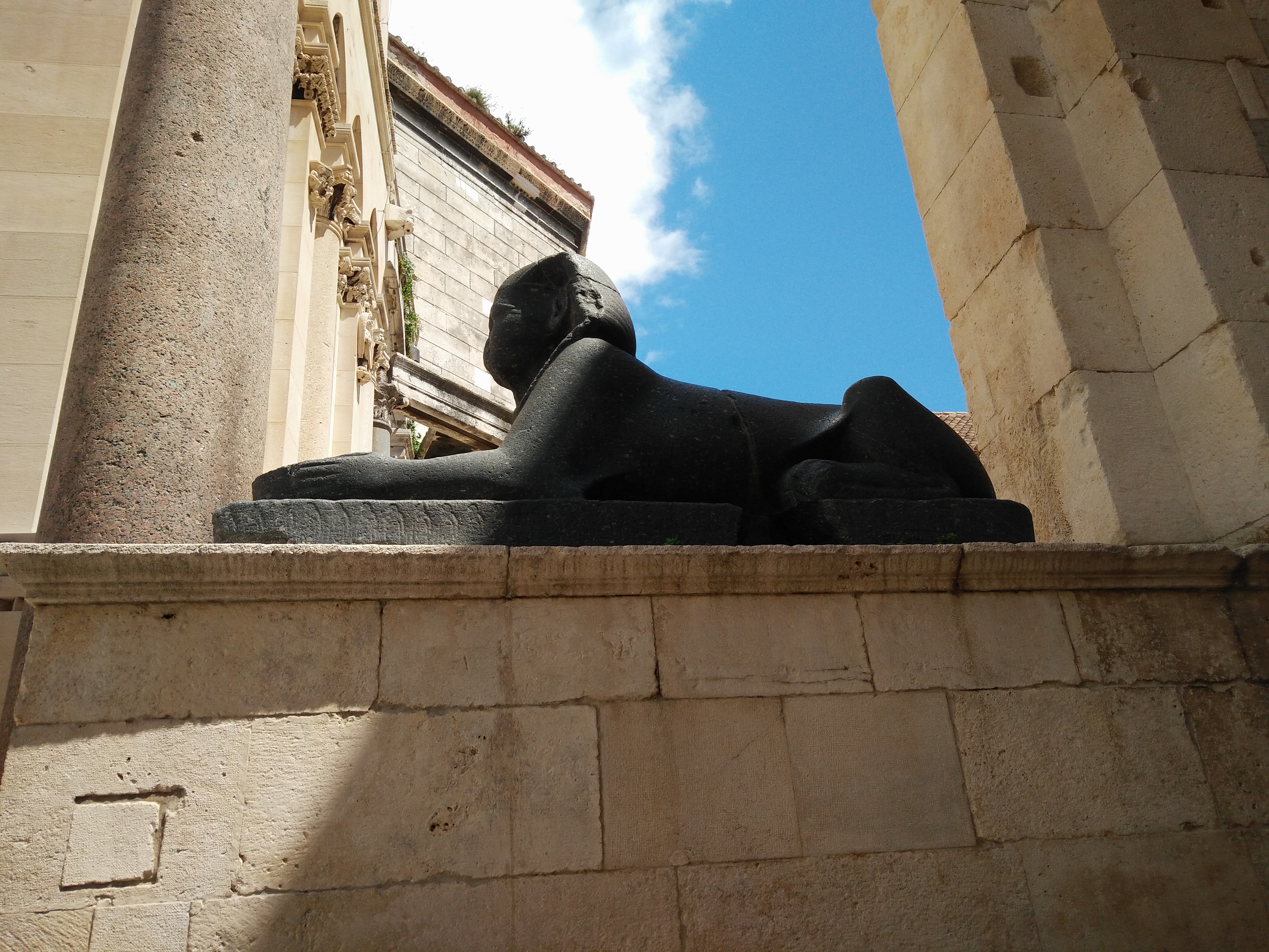 Egyptian Sphinx in Split Croatia