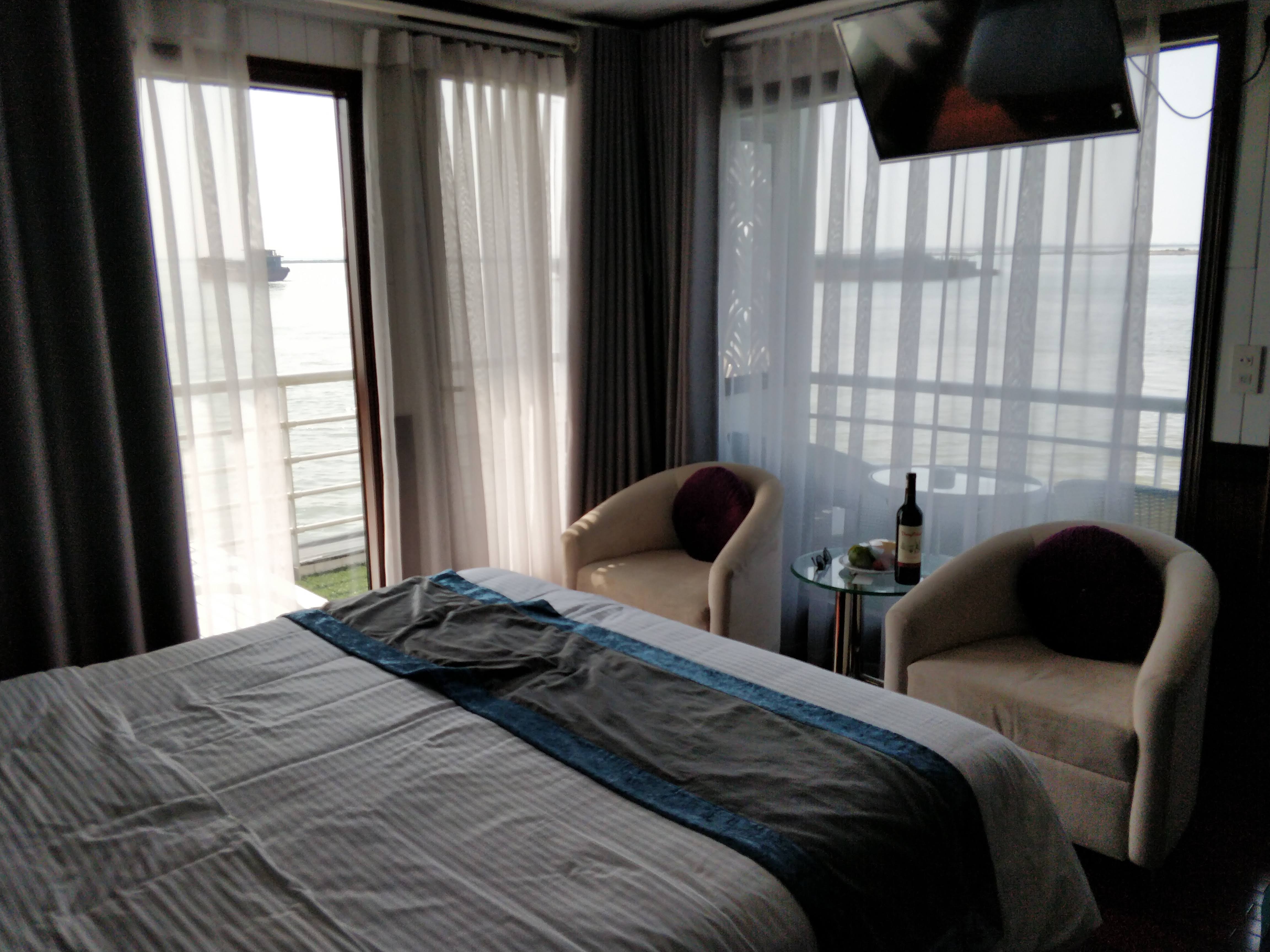 Our room on the Ha long Sapphire Cruise