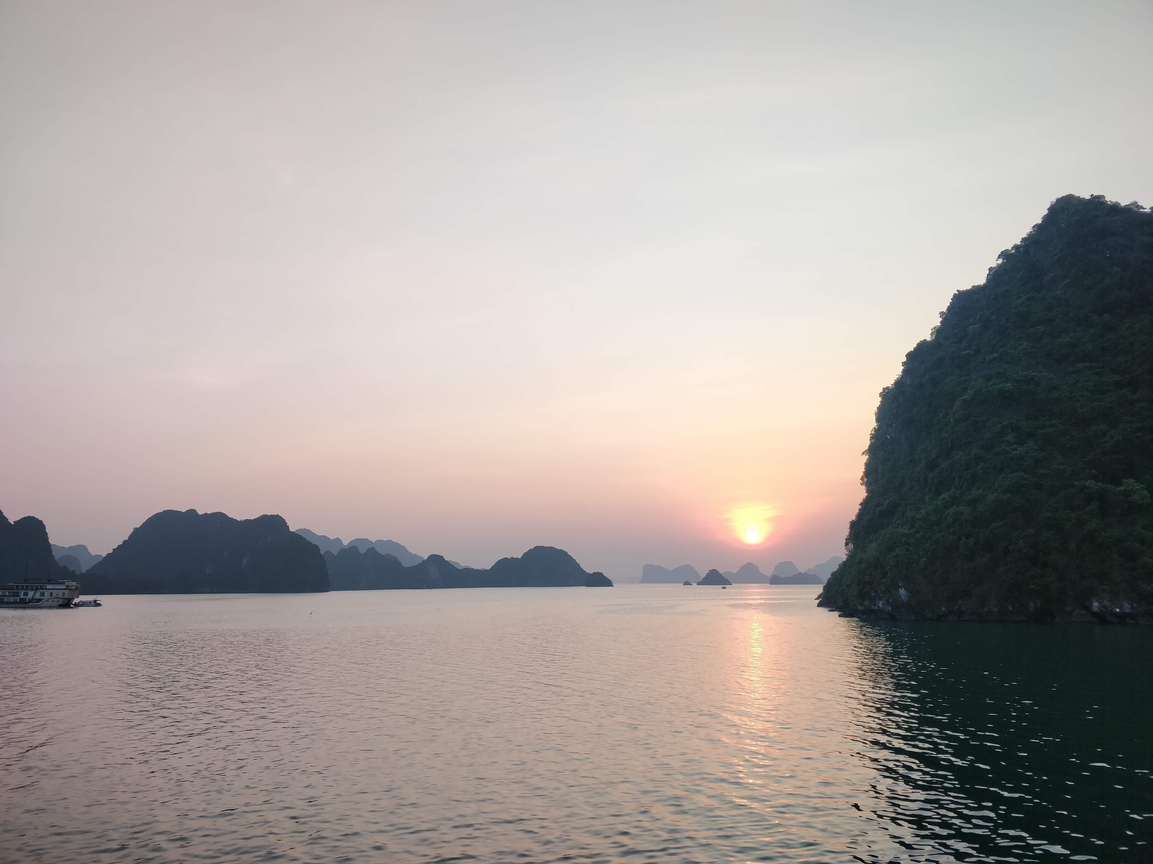 Sunset at Ha long Bay