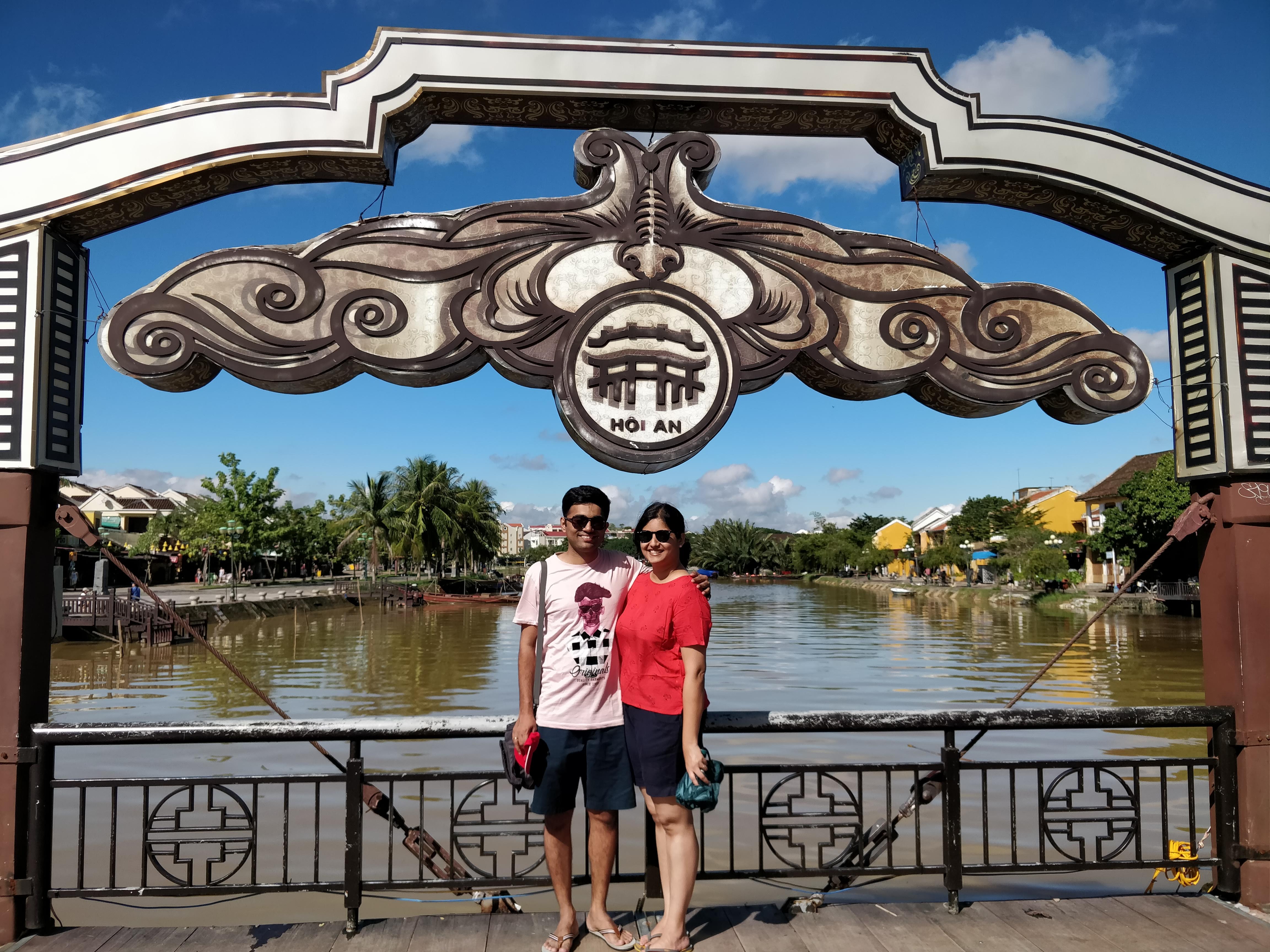 The bridge to cross the river