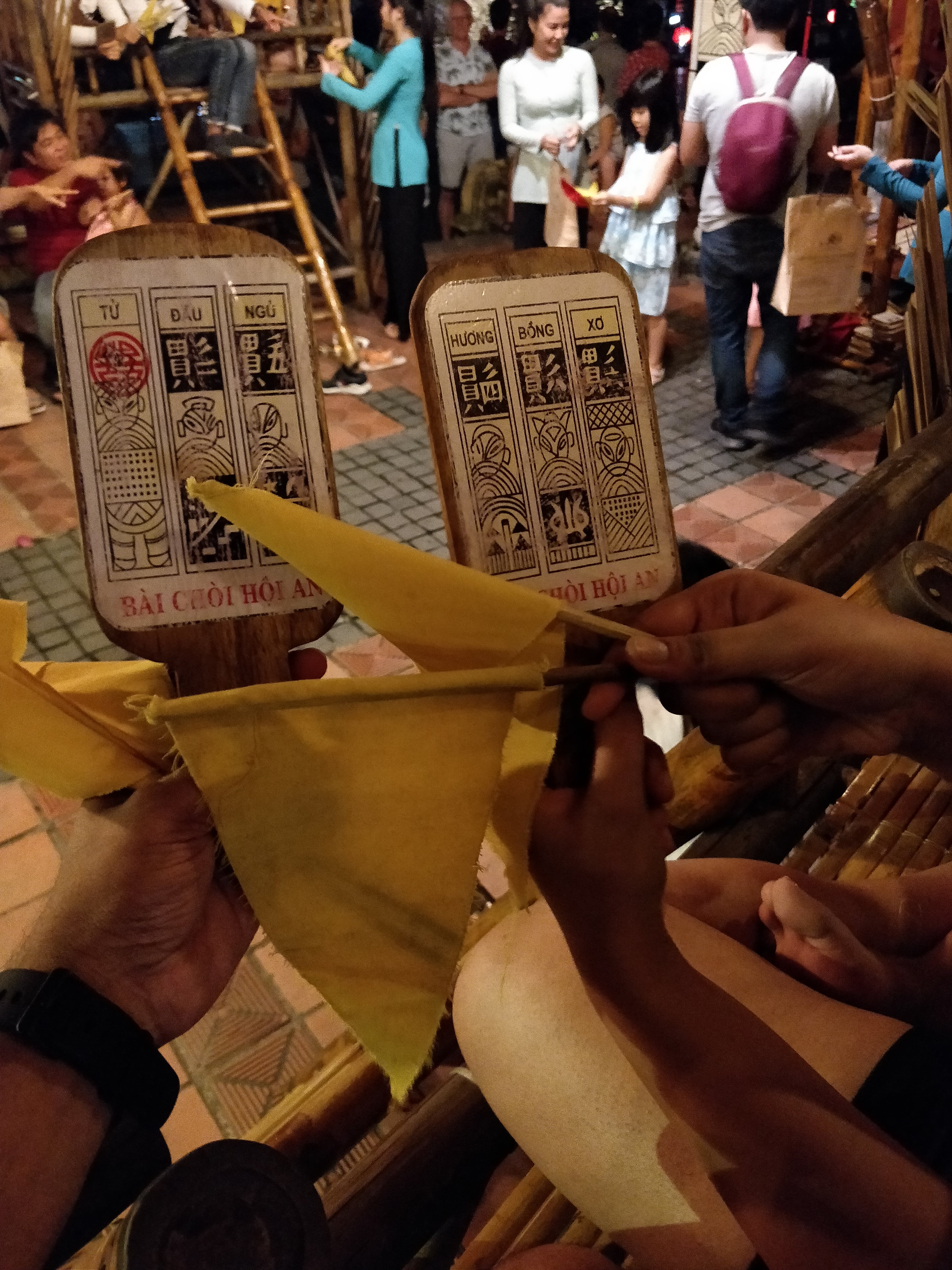 We both got 2 flags out of 3. Just missed out in the game of Bai Choi