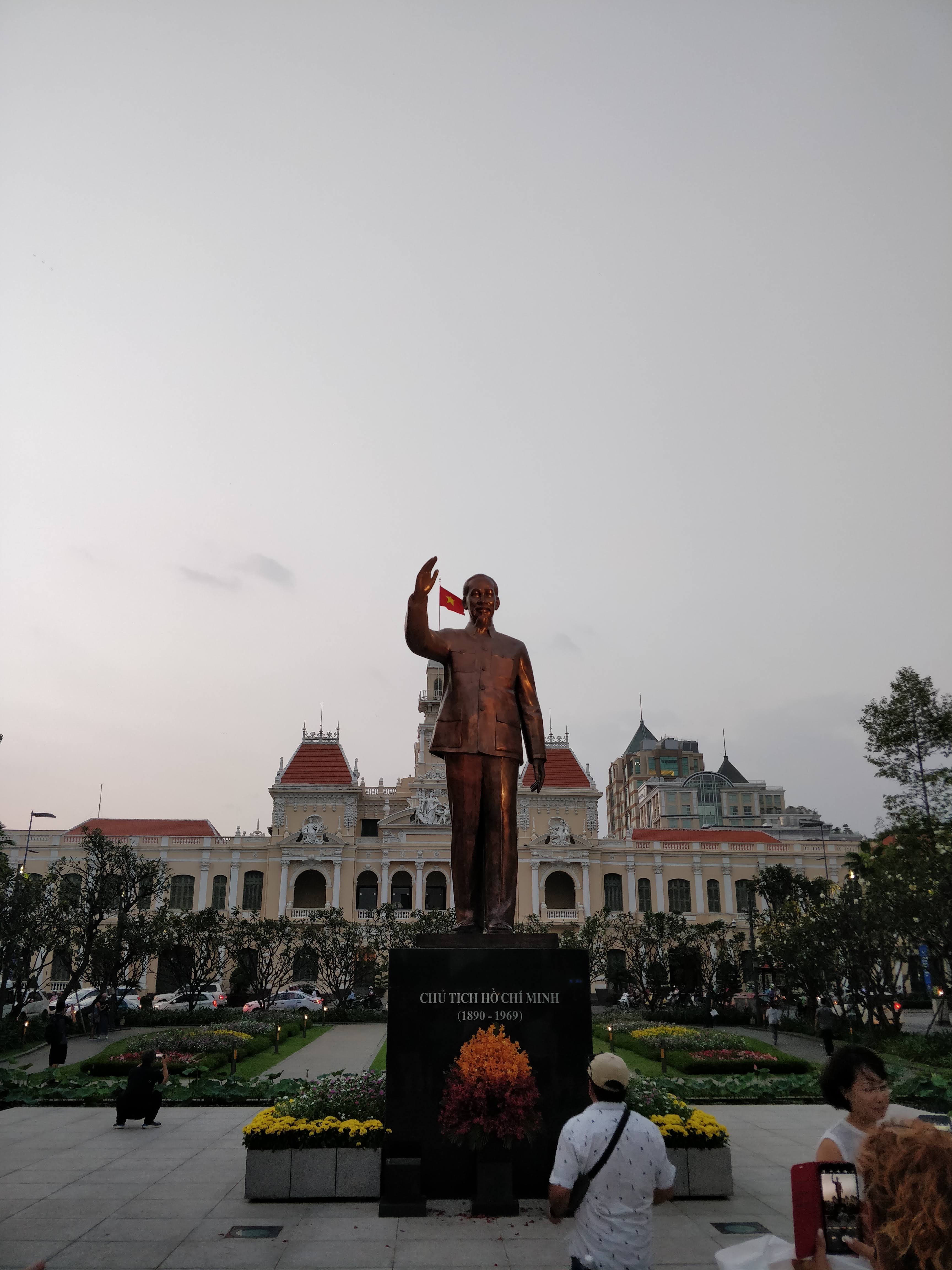 Ho Chi Minh Square with the City Hall in the background