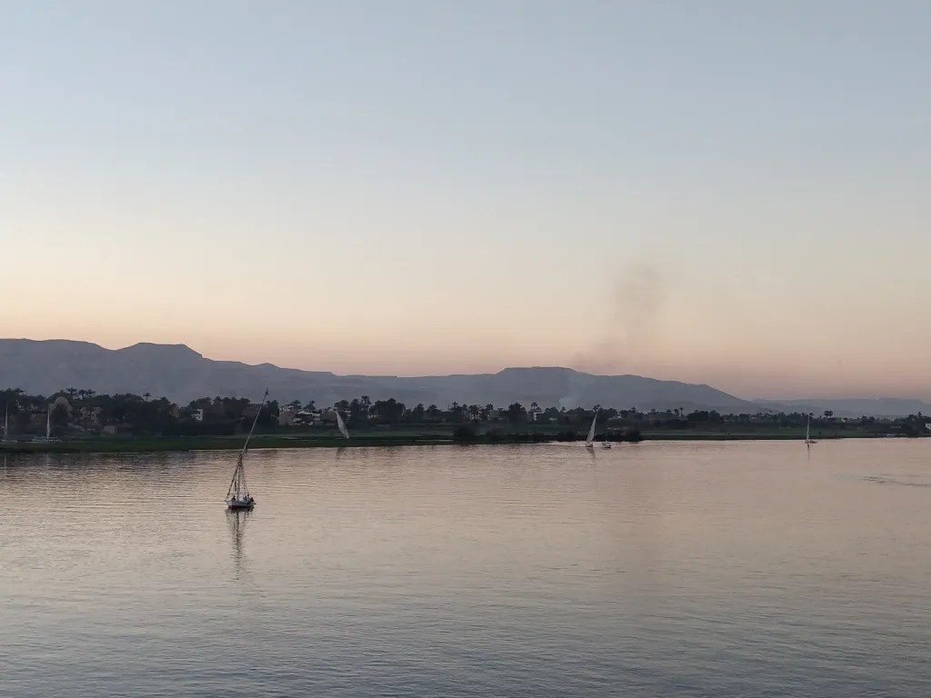 Sail boat and Felucca ride in Luxor Egypt