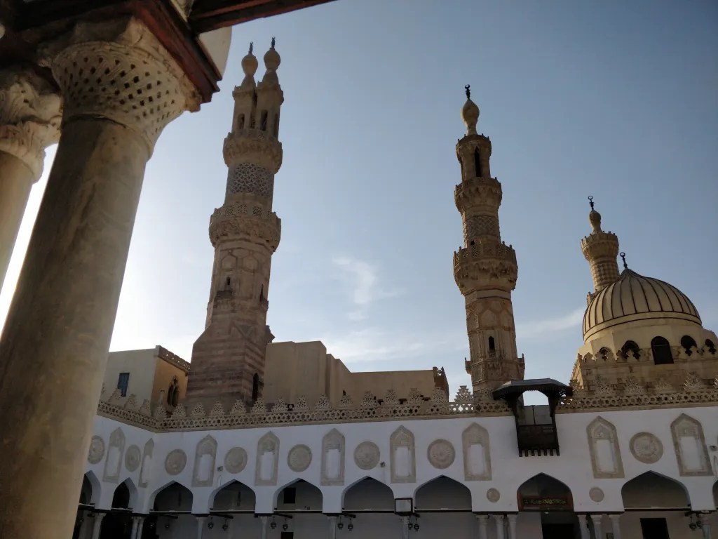 The beautiful Al Azhar mosque in Cairo Egypt