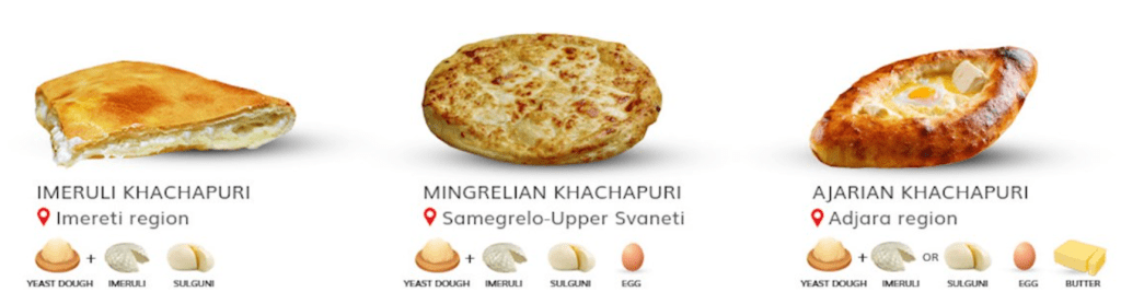 types of khachapuri