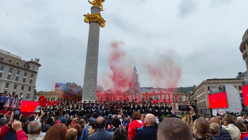 The confetti is released and celebrations begin!