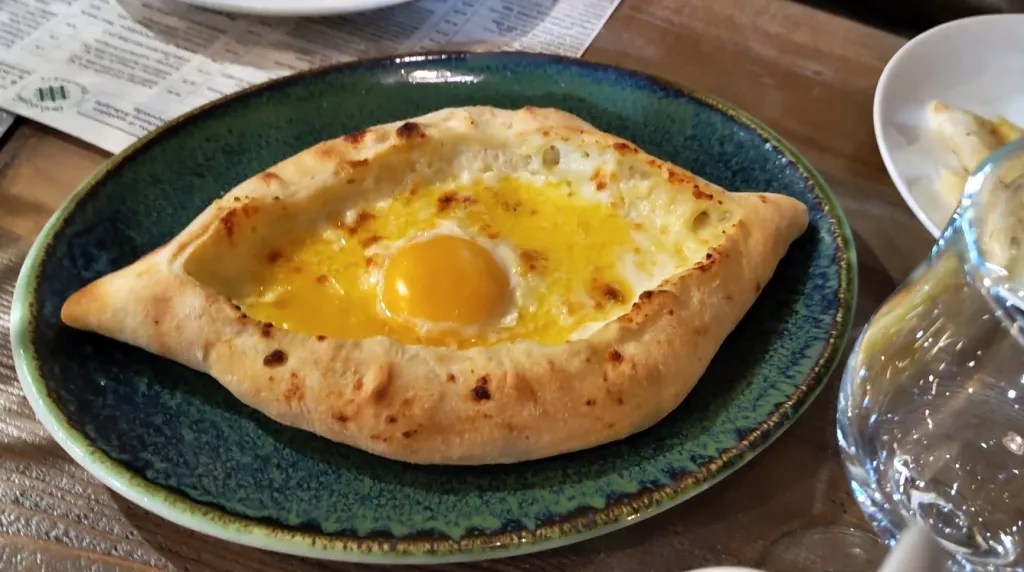 Adjarian khachapuri
