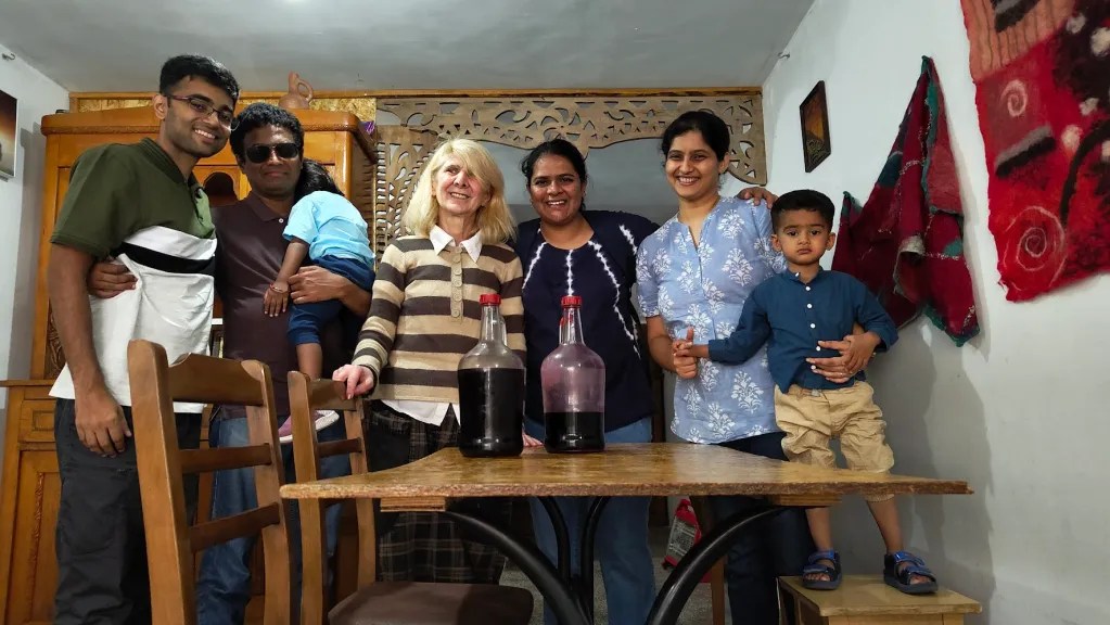 With the owner of Old Generation