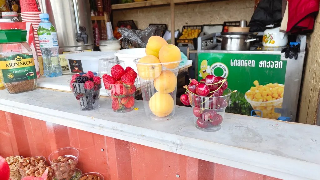 Time for some berries and cherries in Gudauri