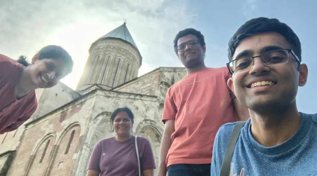 Selfie time at Alaverdi monastery (Sighnaghi)