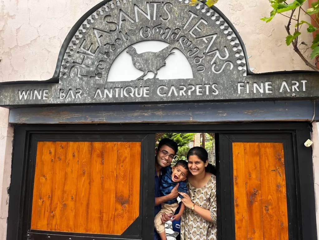 At the Pheasant's Tears Winery in Sighnaghi