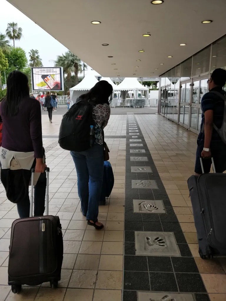 The Cannes walk of fame