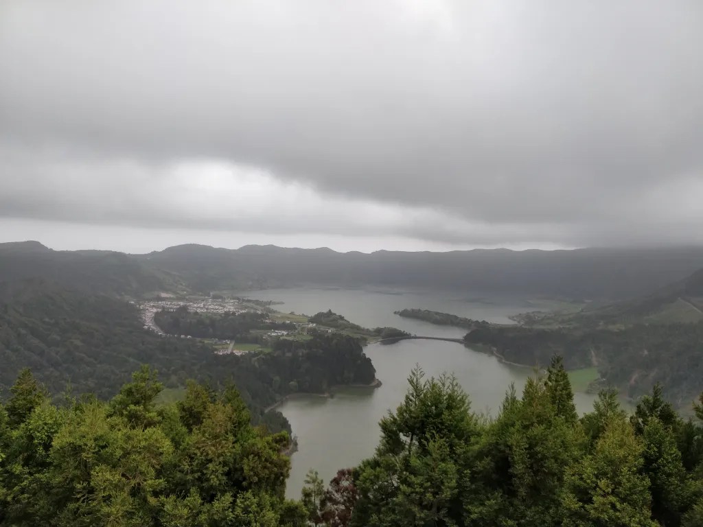 The lakes at Sete Cidades in Sao Miguel