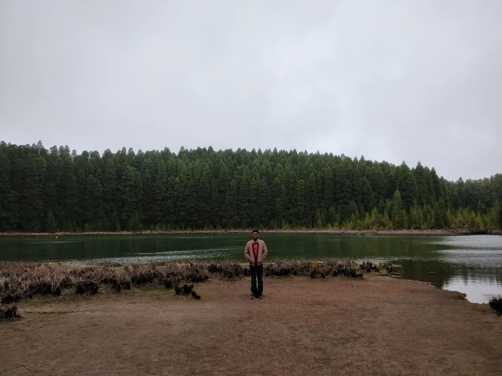 The spongy banks of the small lake in Sao miguel
