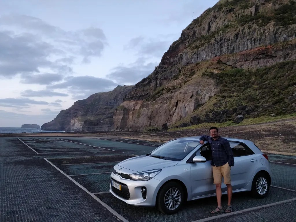 The car which took us around Azores