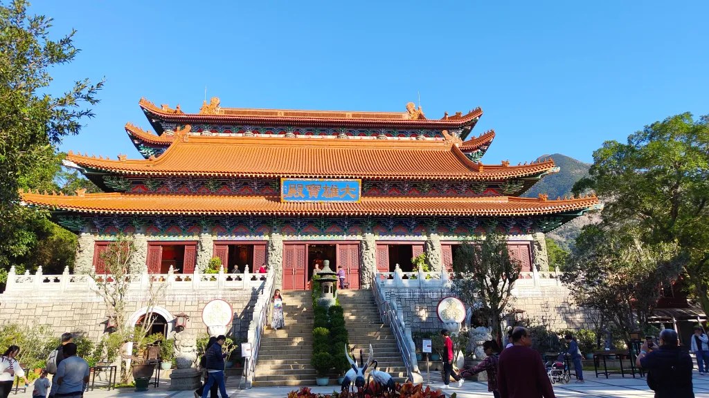 Po lin monastery on lantau island