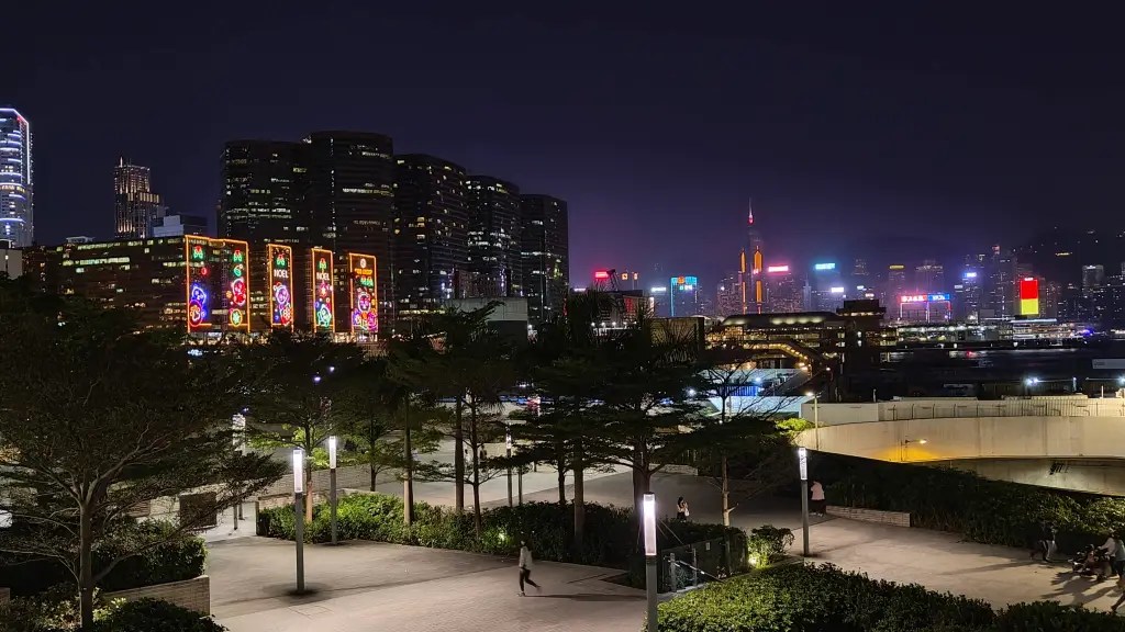 evening at hong kong