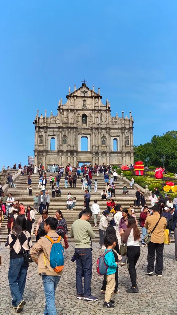 The ruins of St. Paul in Macau