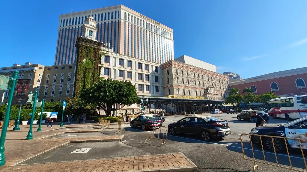 Entering the Venetian in Macau