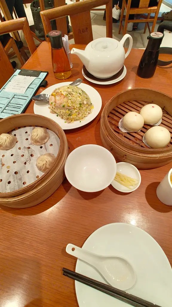 Loved the fried rice and soup dumplings at Din Tai Fung hong kong foodie