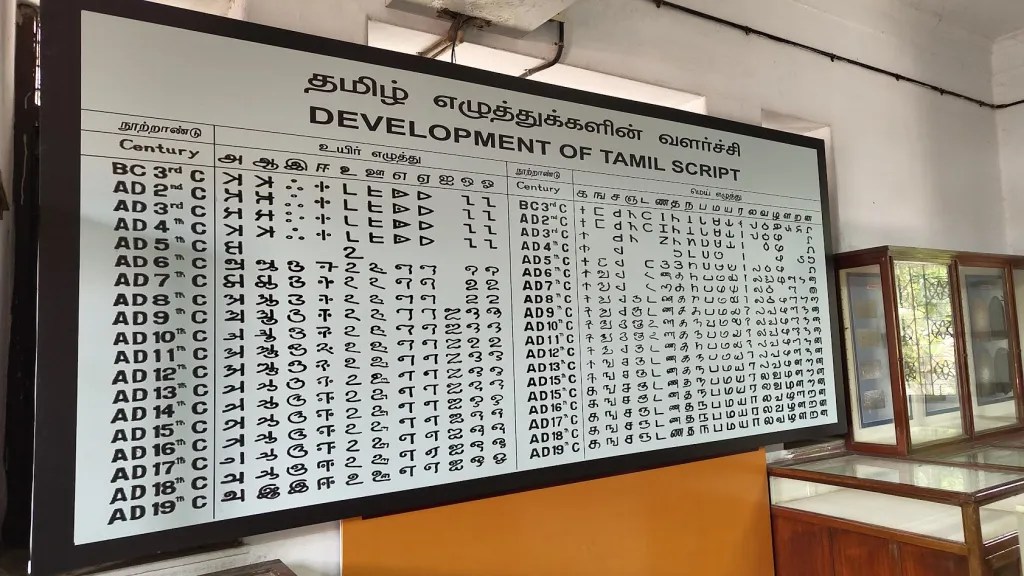 Tamil scripts over the centuries