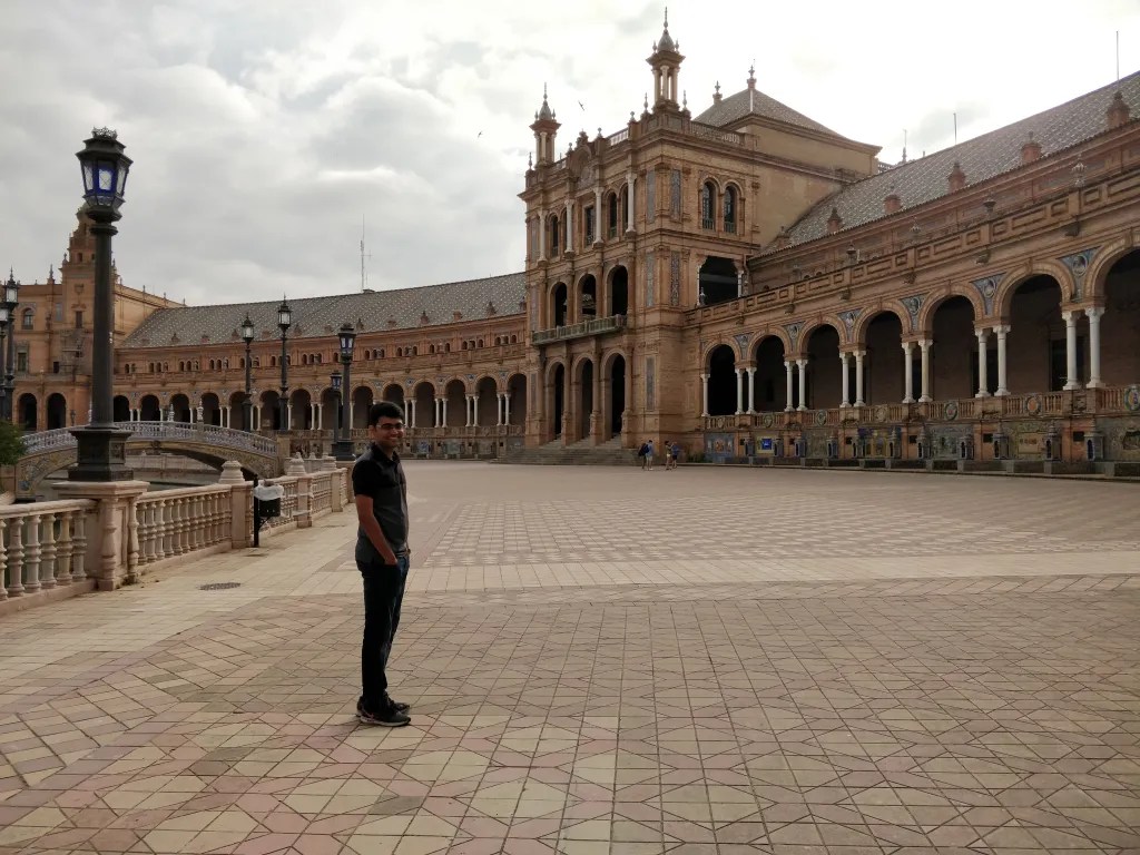 Plaza de espana in Seville