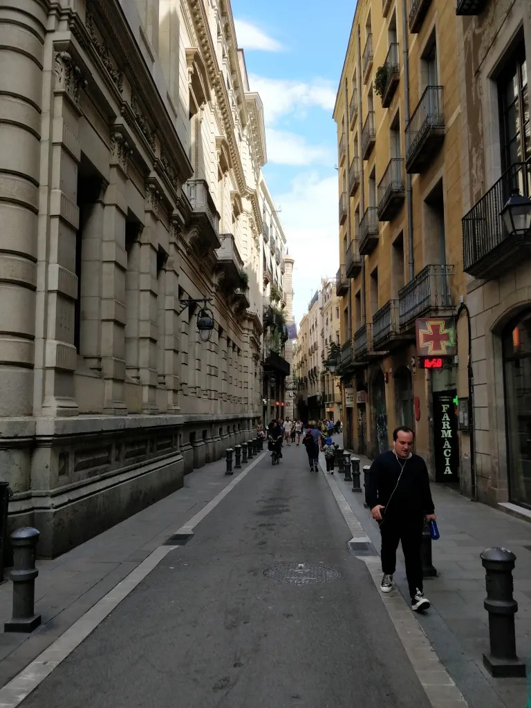 The Gothic quarters of Barcelona