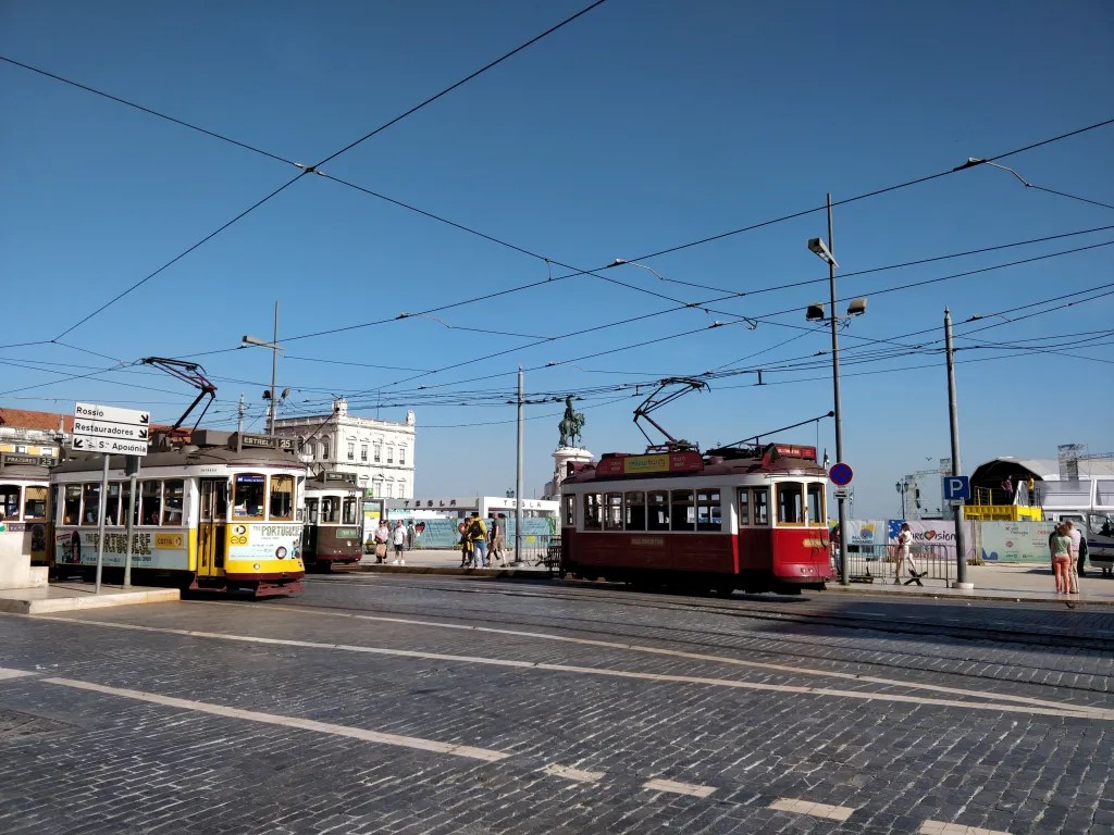 The historic Lisbon tram system