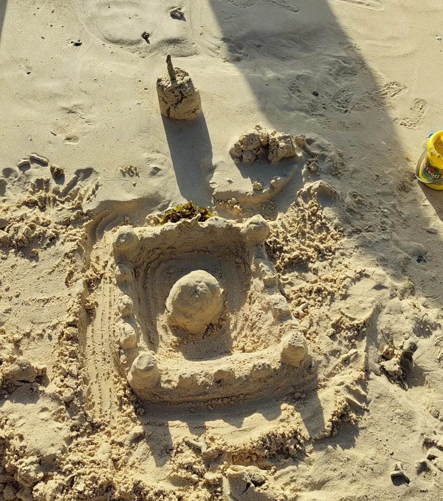 sand castles in trou aux biches
